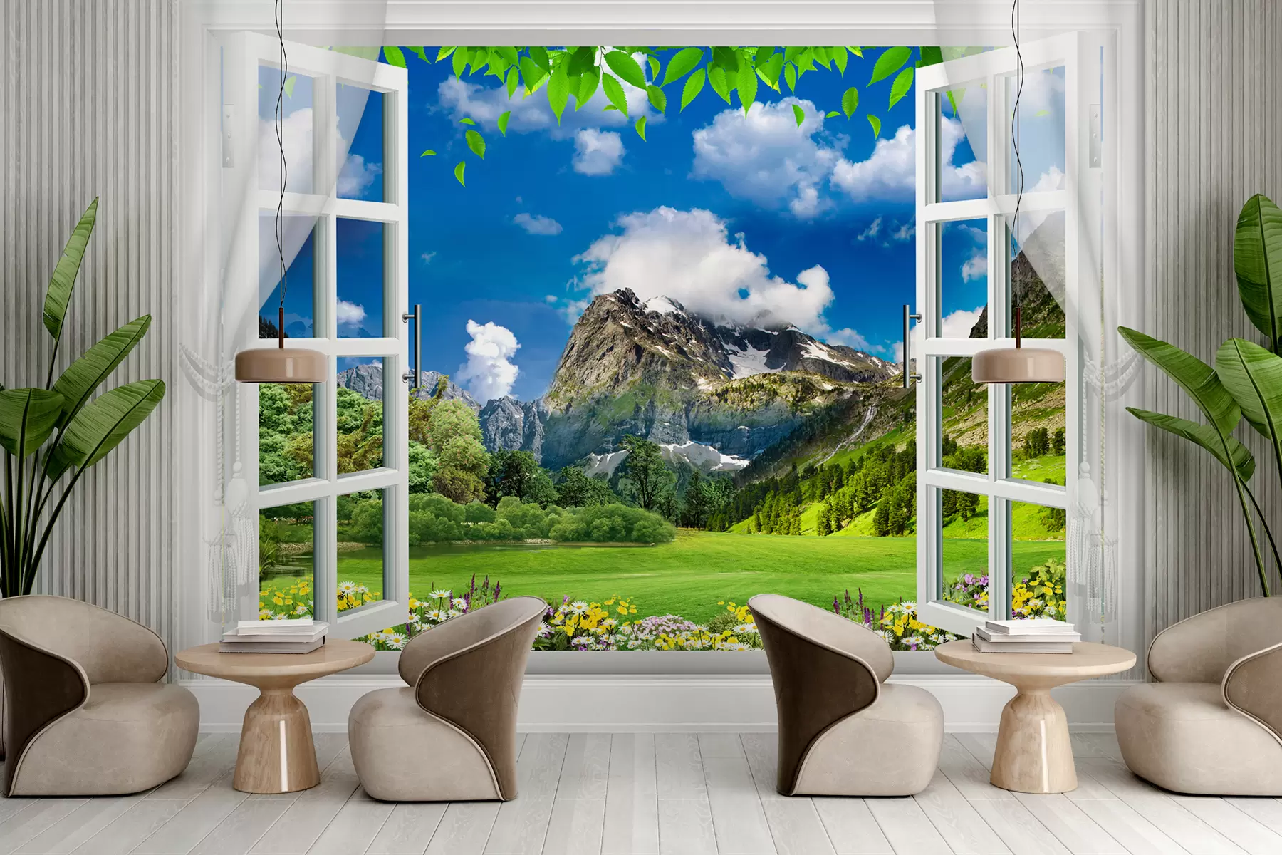 Fototapety Hory a mraky u59843