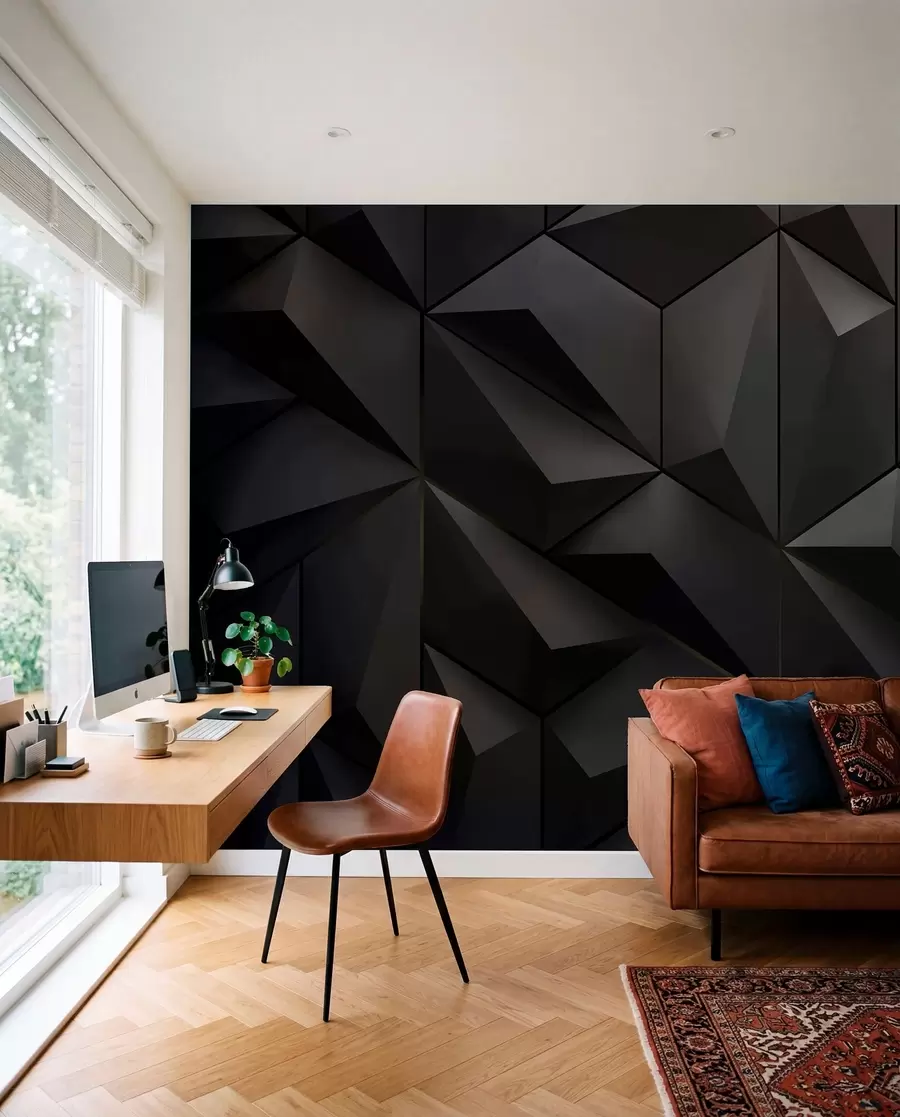 Fototapety Trojuholníkové panely u79936