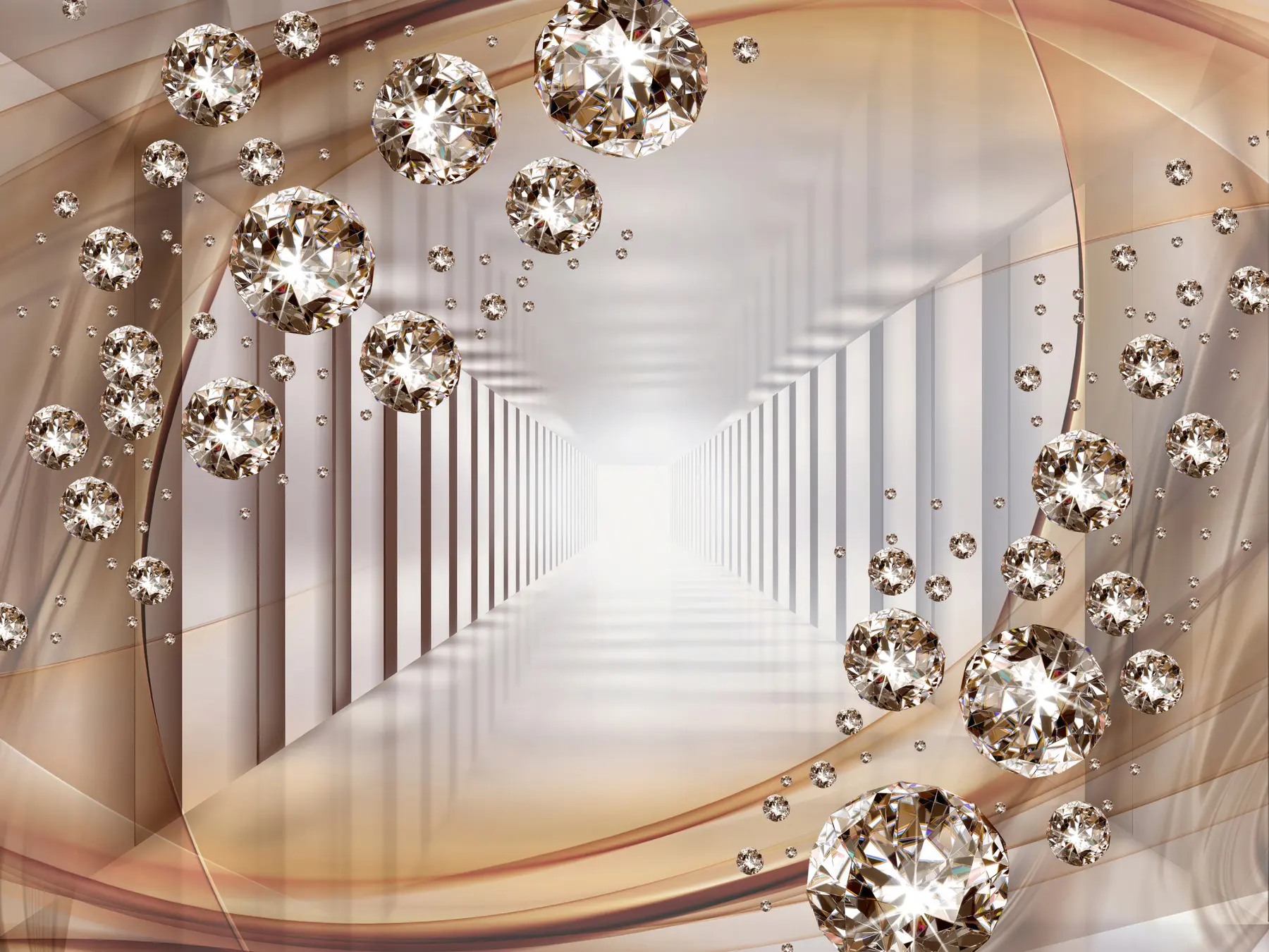 Fototapety Tunel s kamienkami u79958