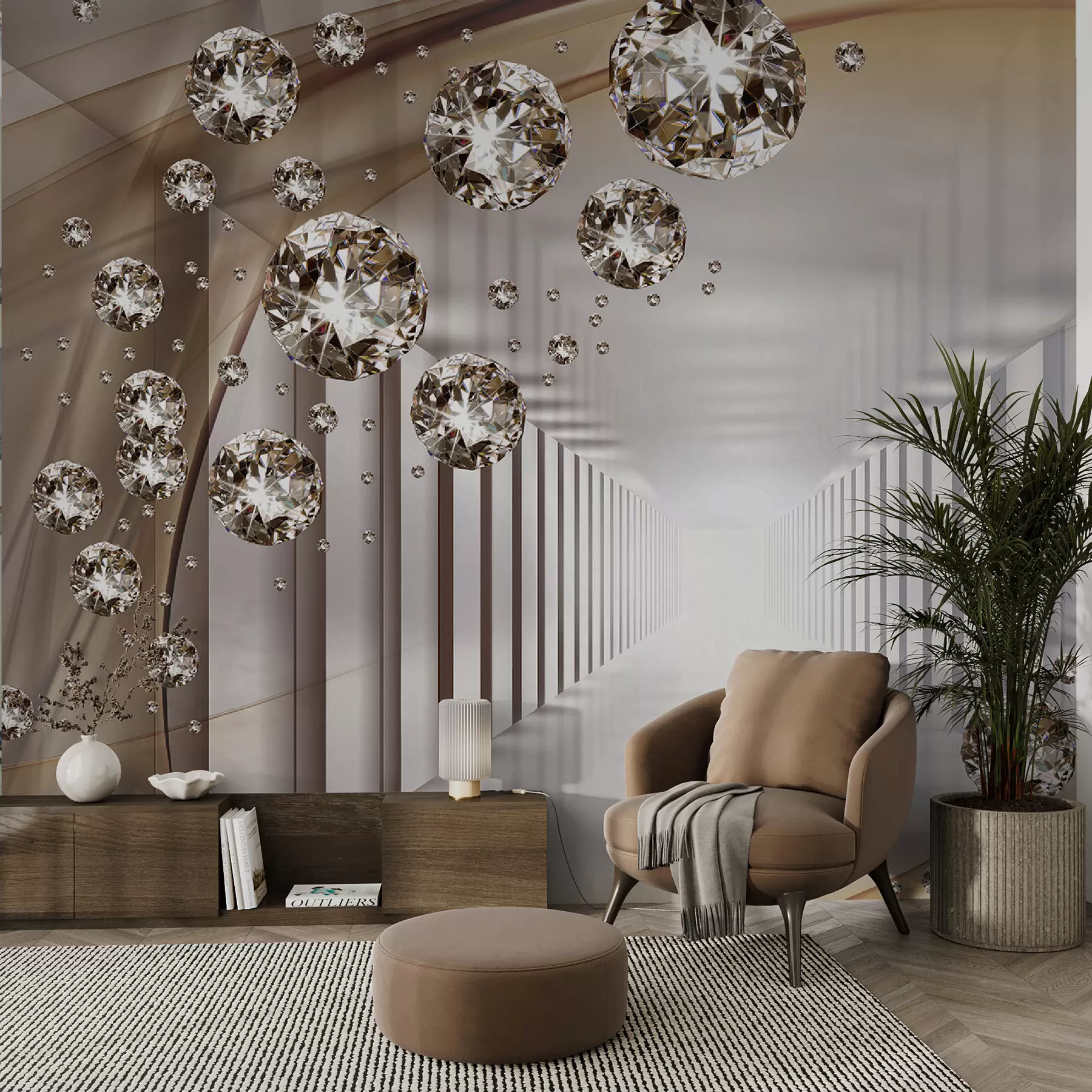 Fototapety Tunel s kamienkami u79958