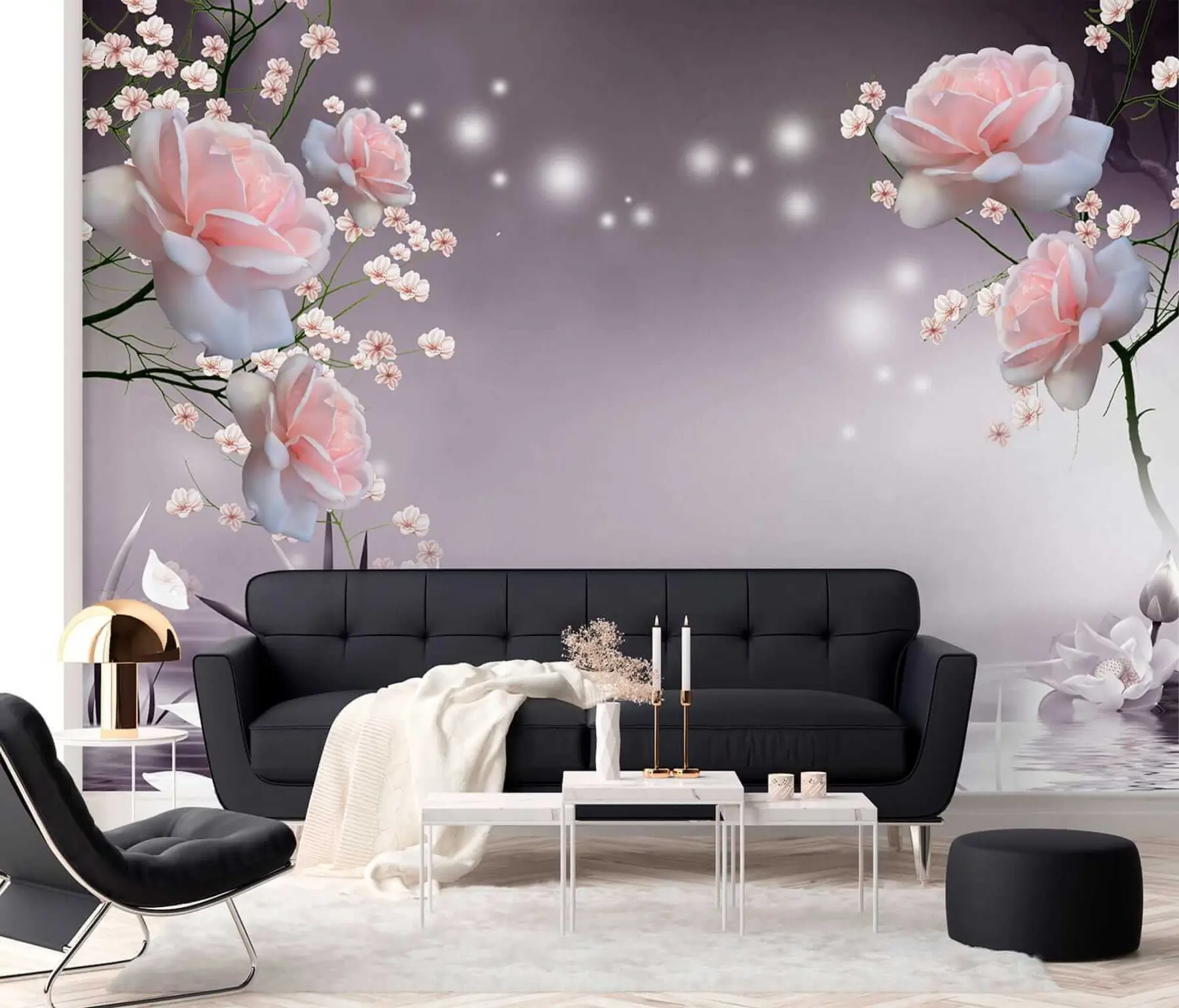 Fototapety Ruže na vlnkách vody u01045