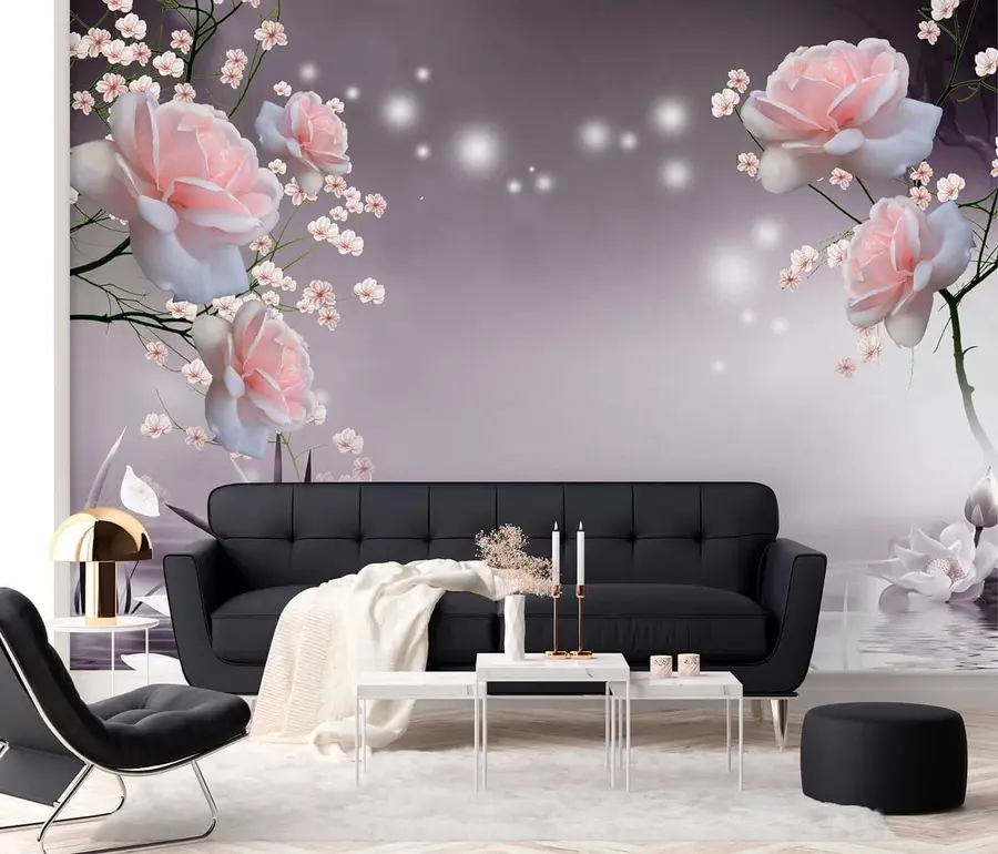 Fototapety Ruže na vlnkách vody u01045