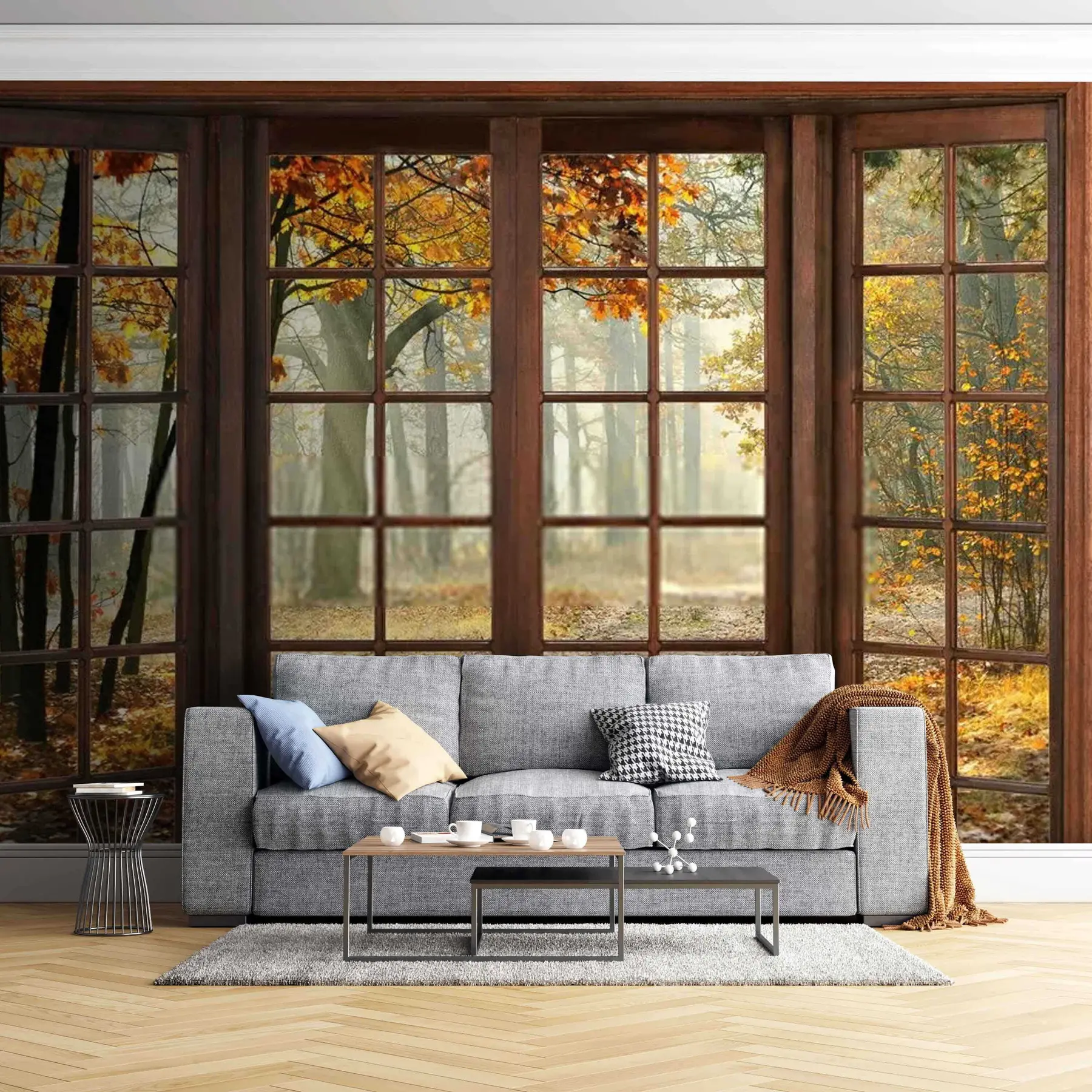 Fototapety Za oknom jeseň u02605