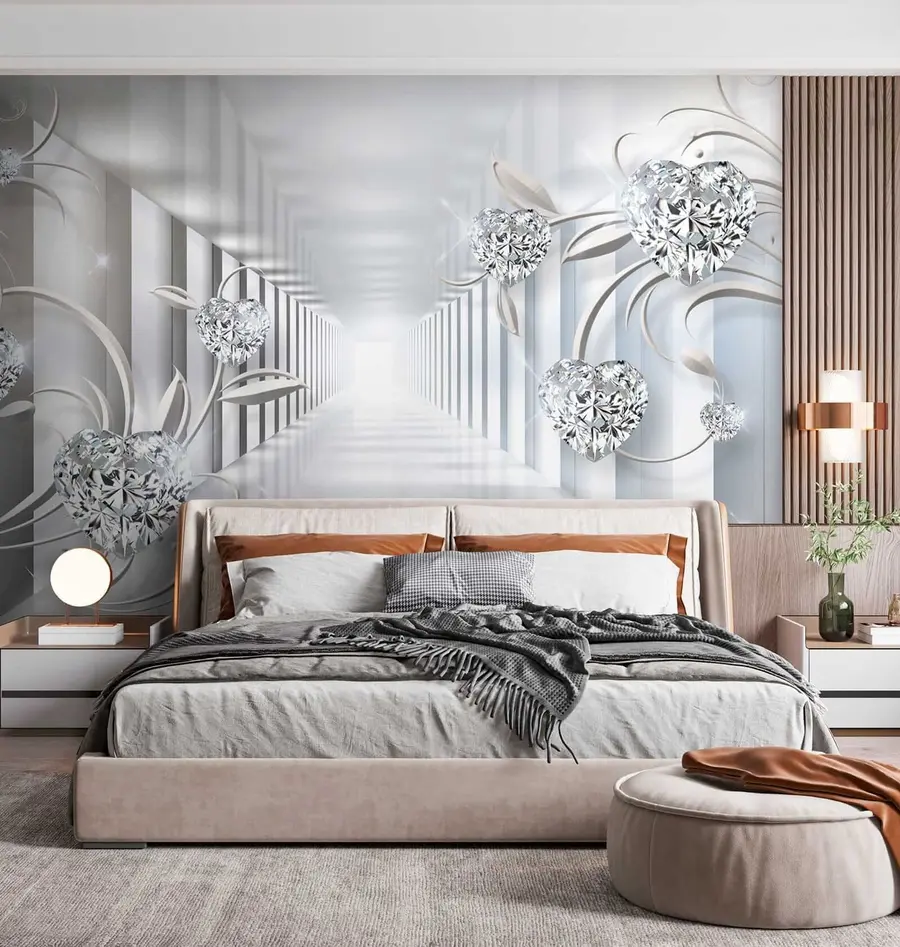 Fototapety Diamantové srdce v tuneli u07513
