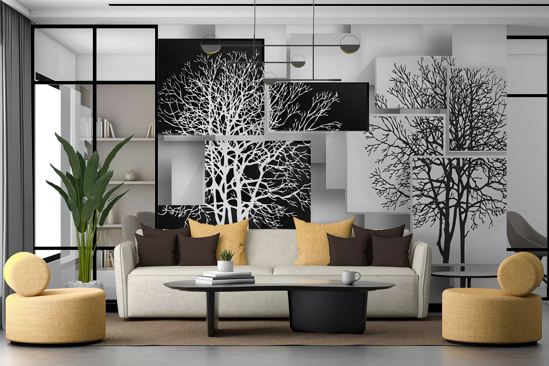 Fototapety Strom Yin Yan u09369