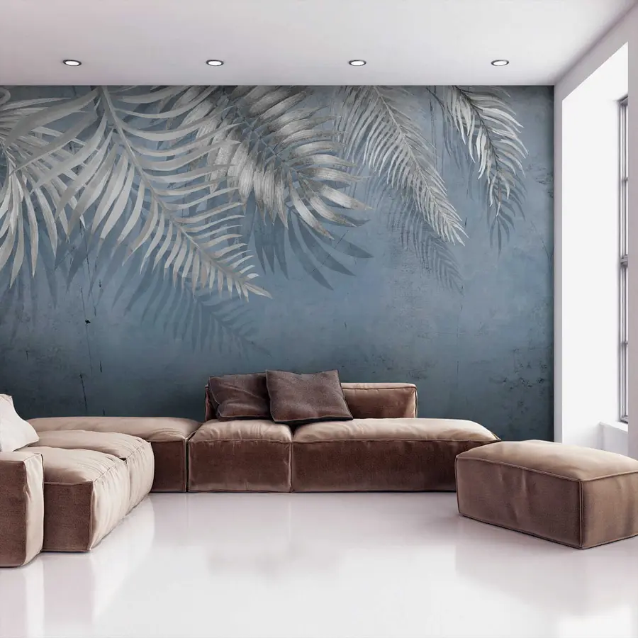 Fototapety Vintage stena s listami u18312