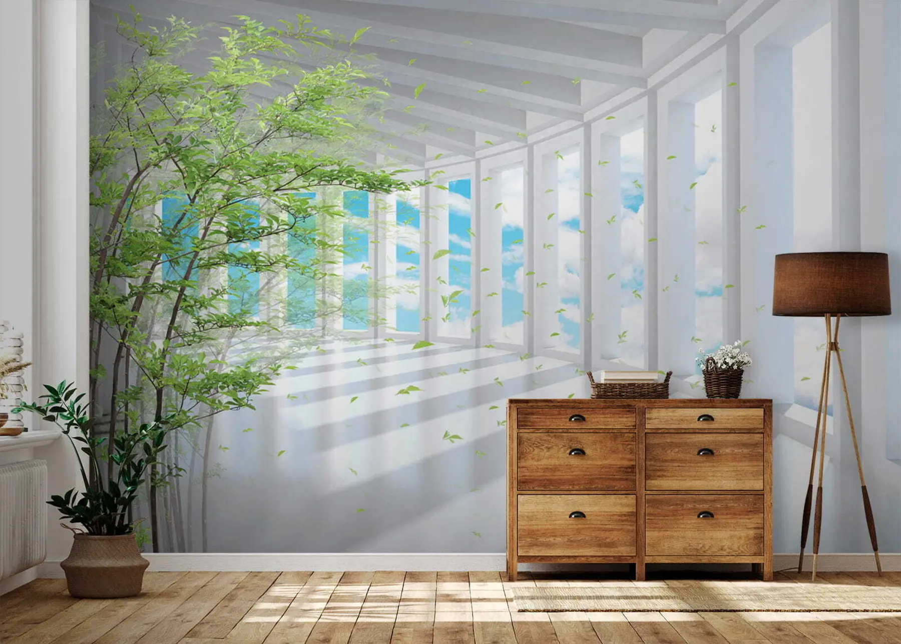 Fototapety Tunel s výhľadom na oblak u29922