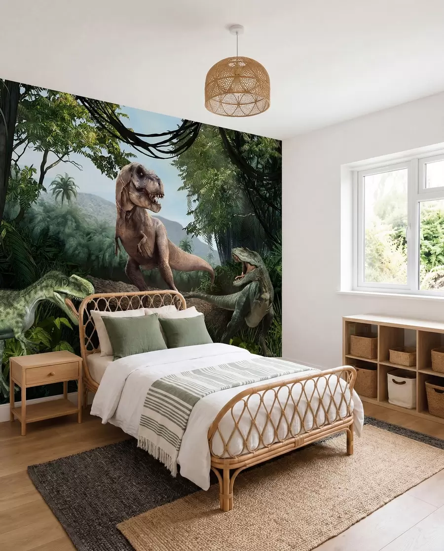Fototapety Dinosaury v džungli u36756