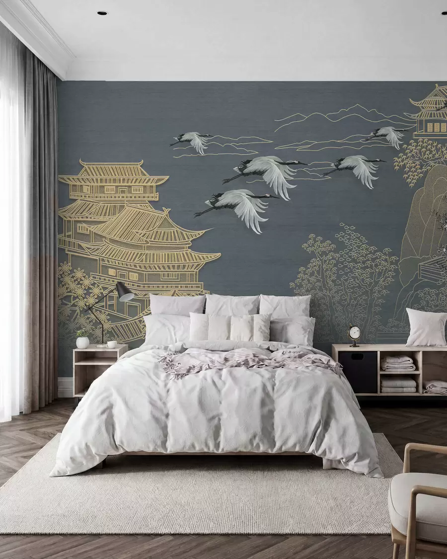 Fototapety Kresba v japonskom štýle u38720
