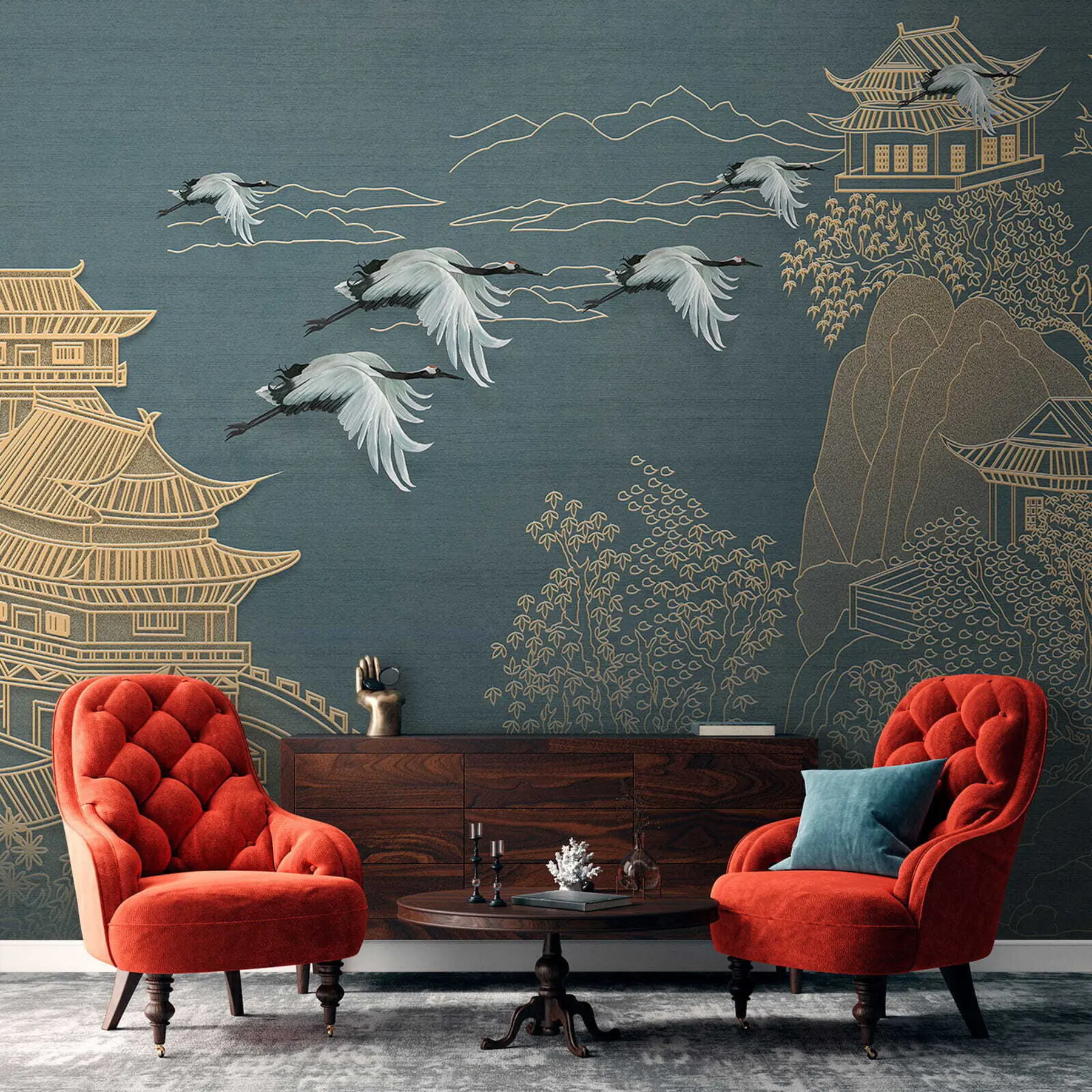 Fototapety Kresba v japonskom štýle u38720