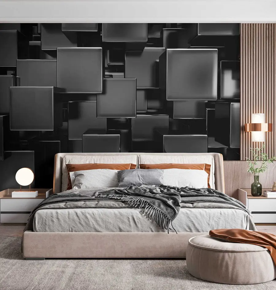 Fototapety Eloxované titánové kocky u53412