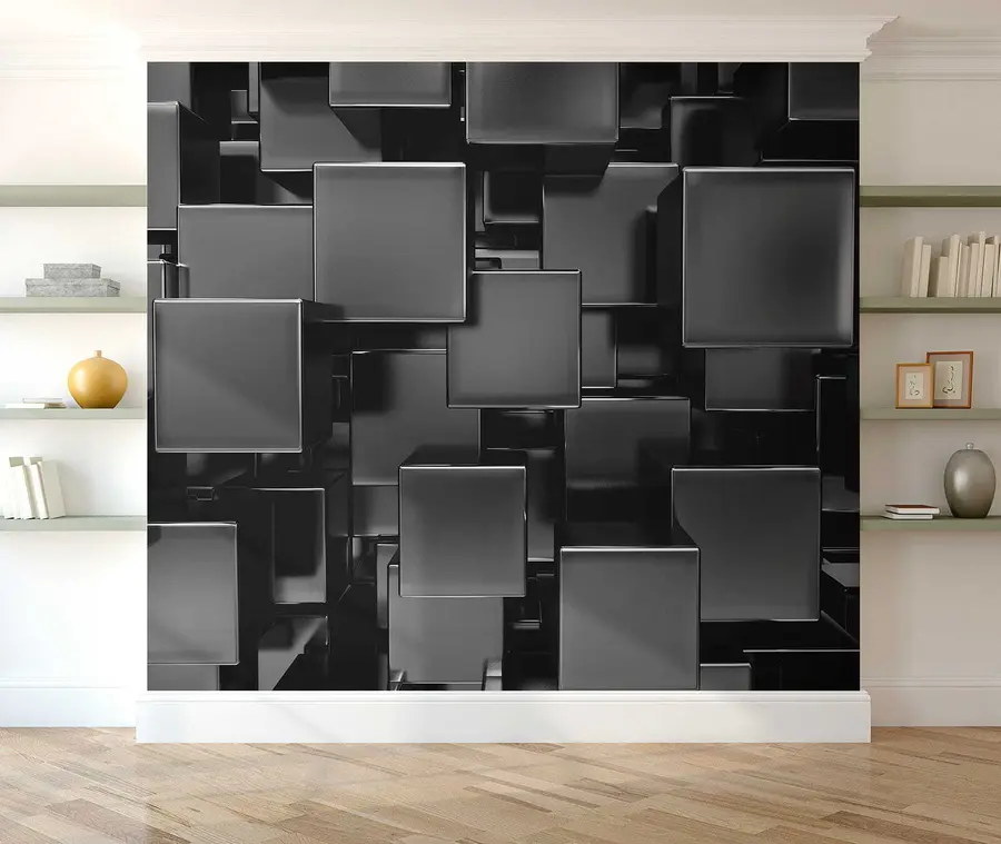 Fototapety Eloxované titánové kocky u53412