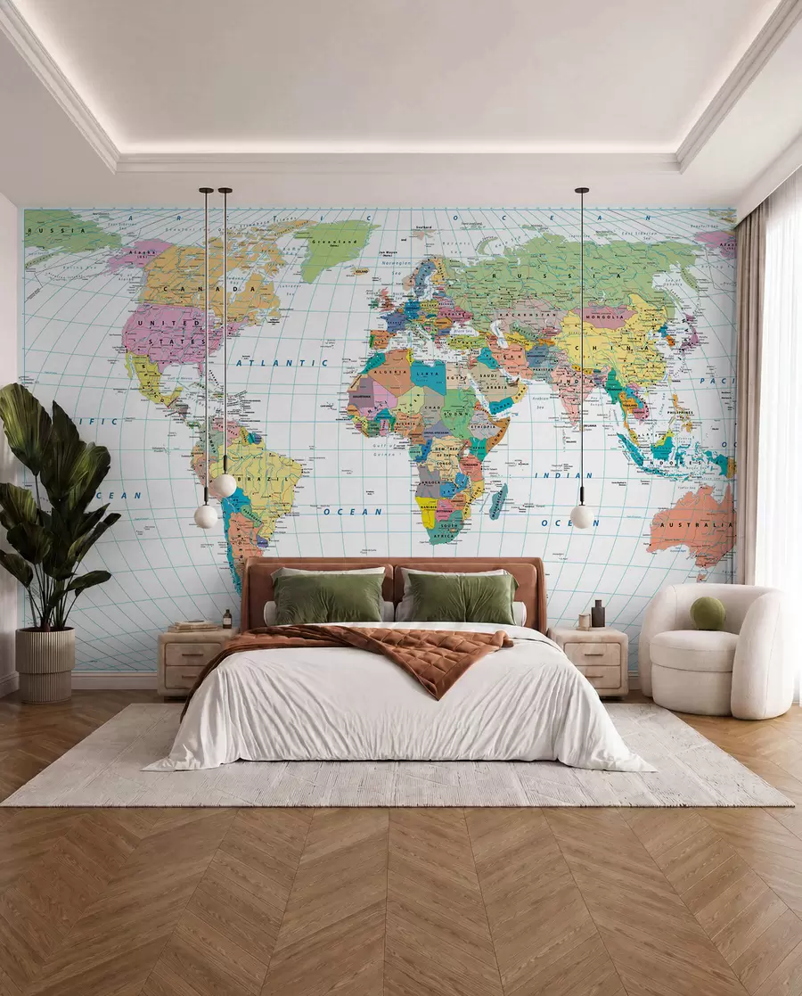 Fototapety Mapa sveta u53652