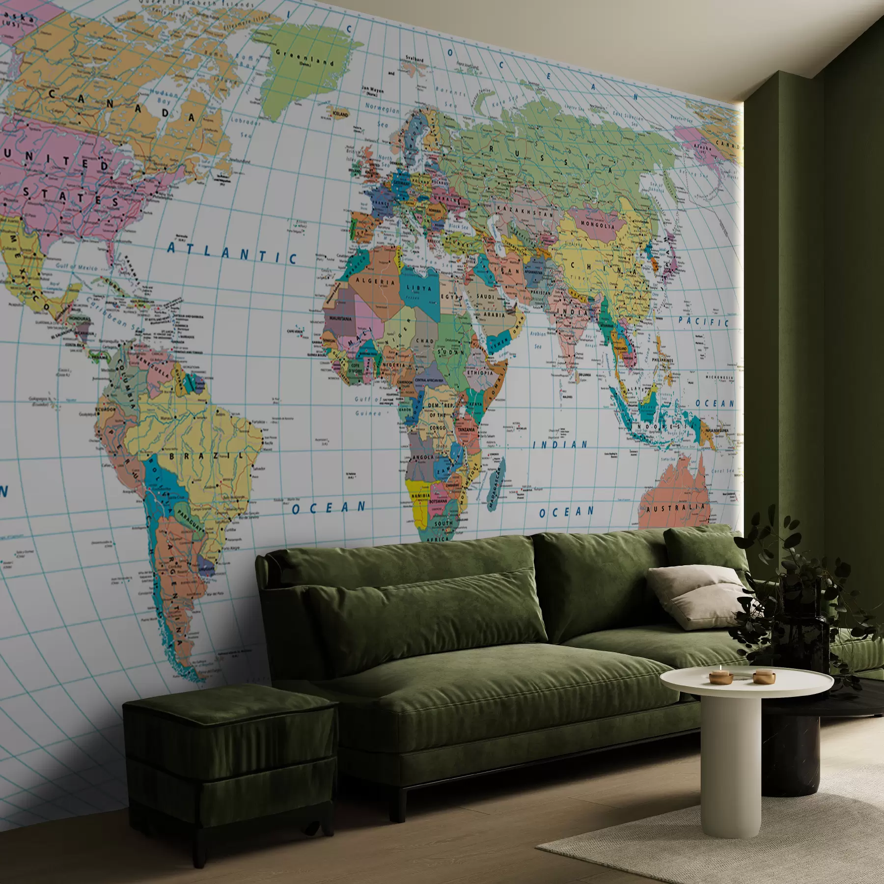 Fototapety Mapa sveta u53652