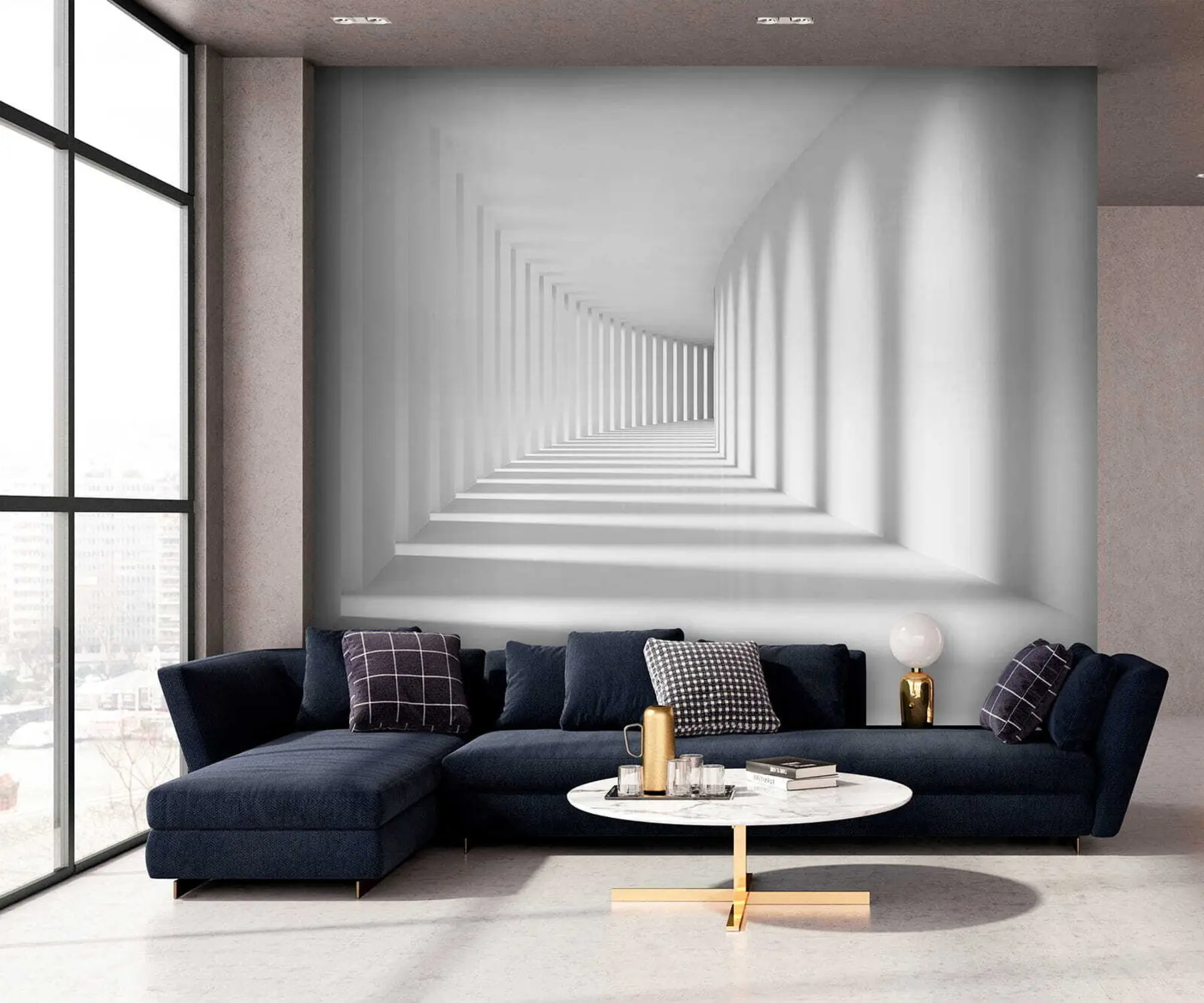 Fototapety Sivá, umenie a paralelná u55301