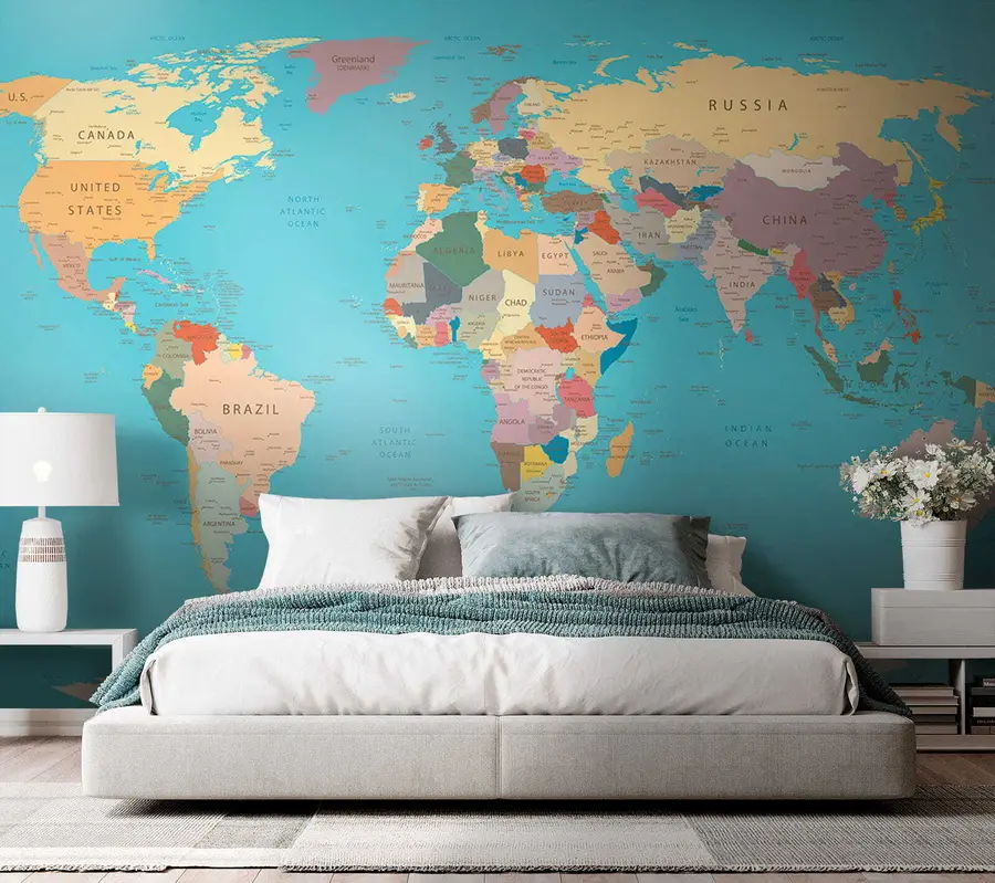 Fototapety Mapa sveta u57440