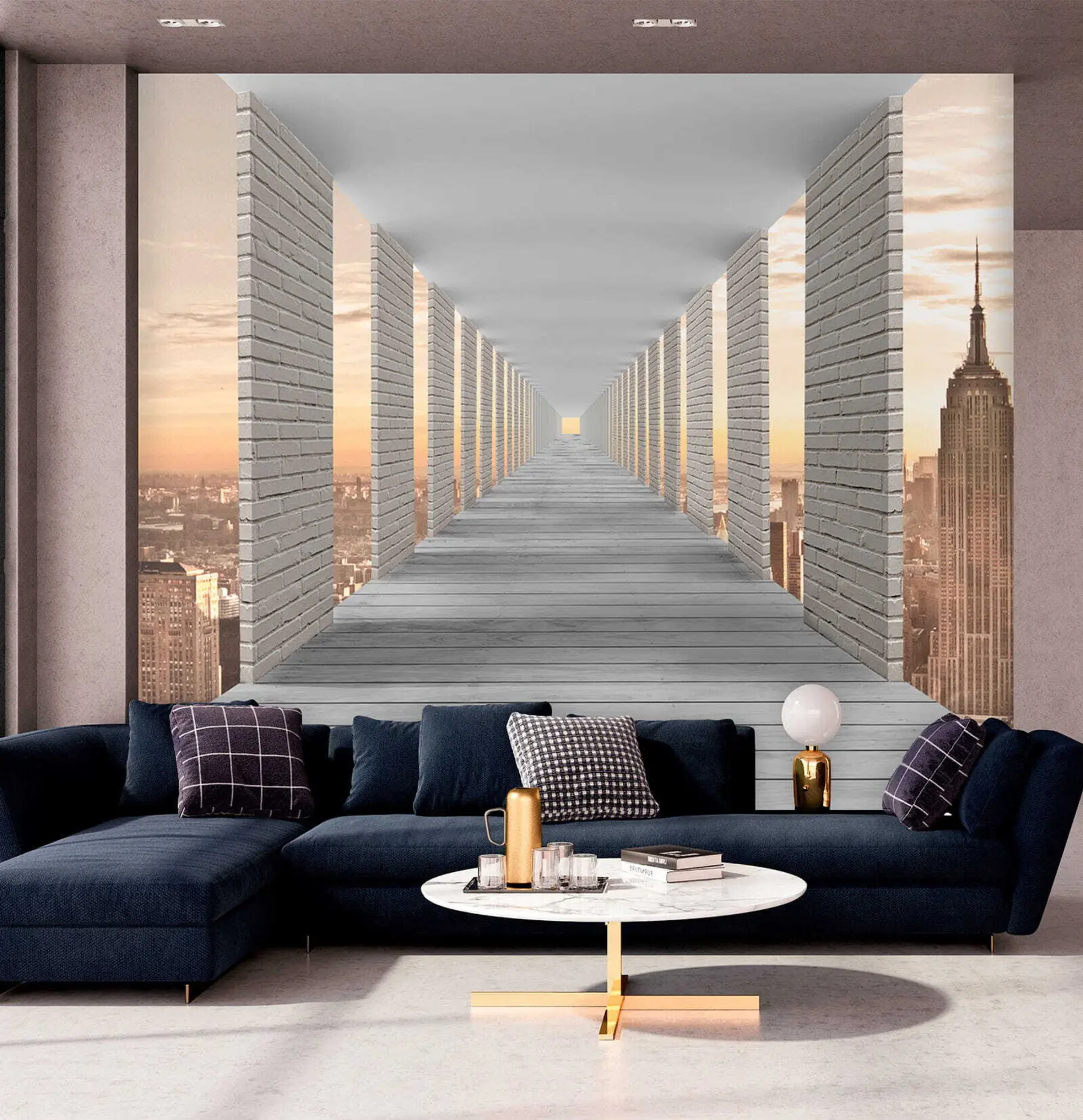 Fototapety Tunel s výhľadom na New York u59788