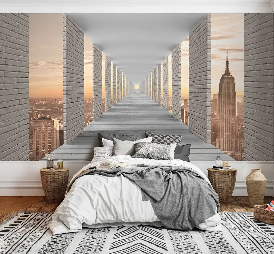 Fototapety Tunel s výhľadom na New York u59788