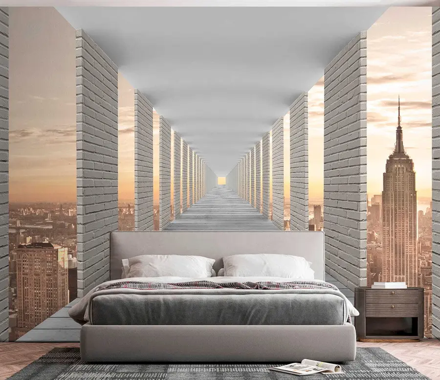 Fototapety Tunel s výhľadom na New York u59788