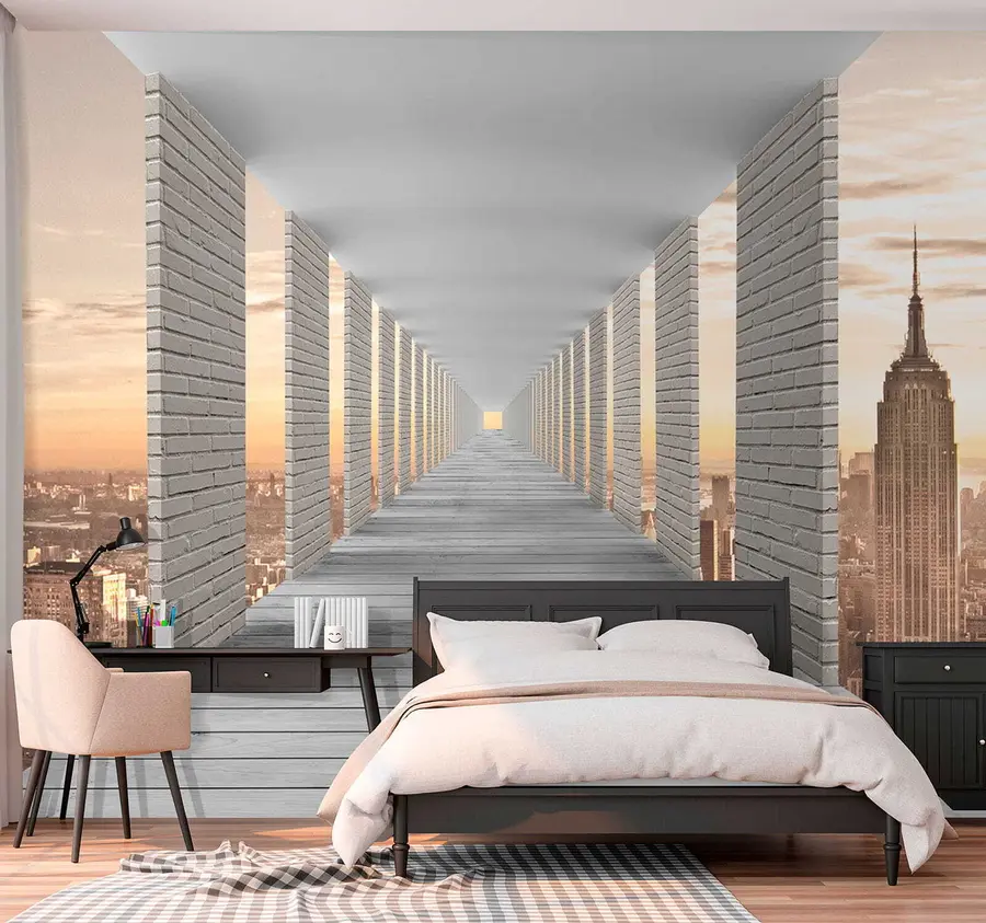 Fototapety Tunel s výhľadom na New York u59788