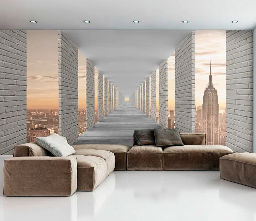 Fototapety Tunel s výhľadom na New York u59788