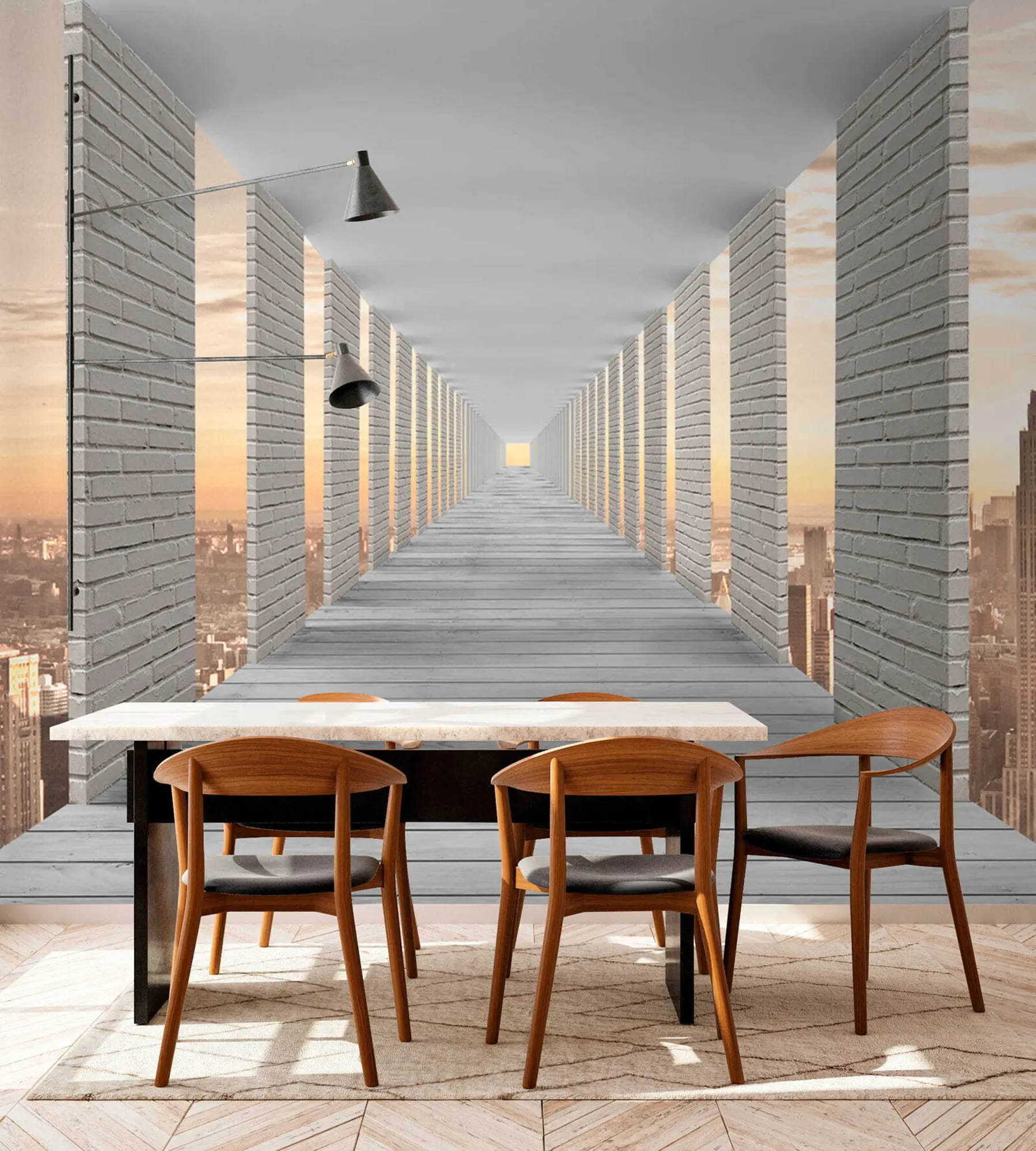 Fototapety Tunel s výhľadom na New York u59788 - Uwalls.sk Fototapety Tunel s výhľadom na New York u59788