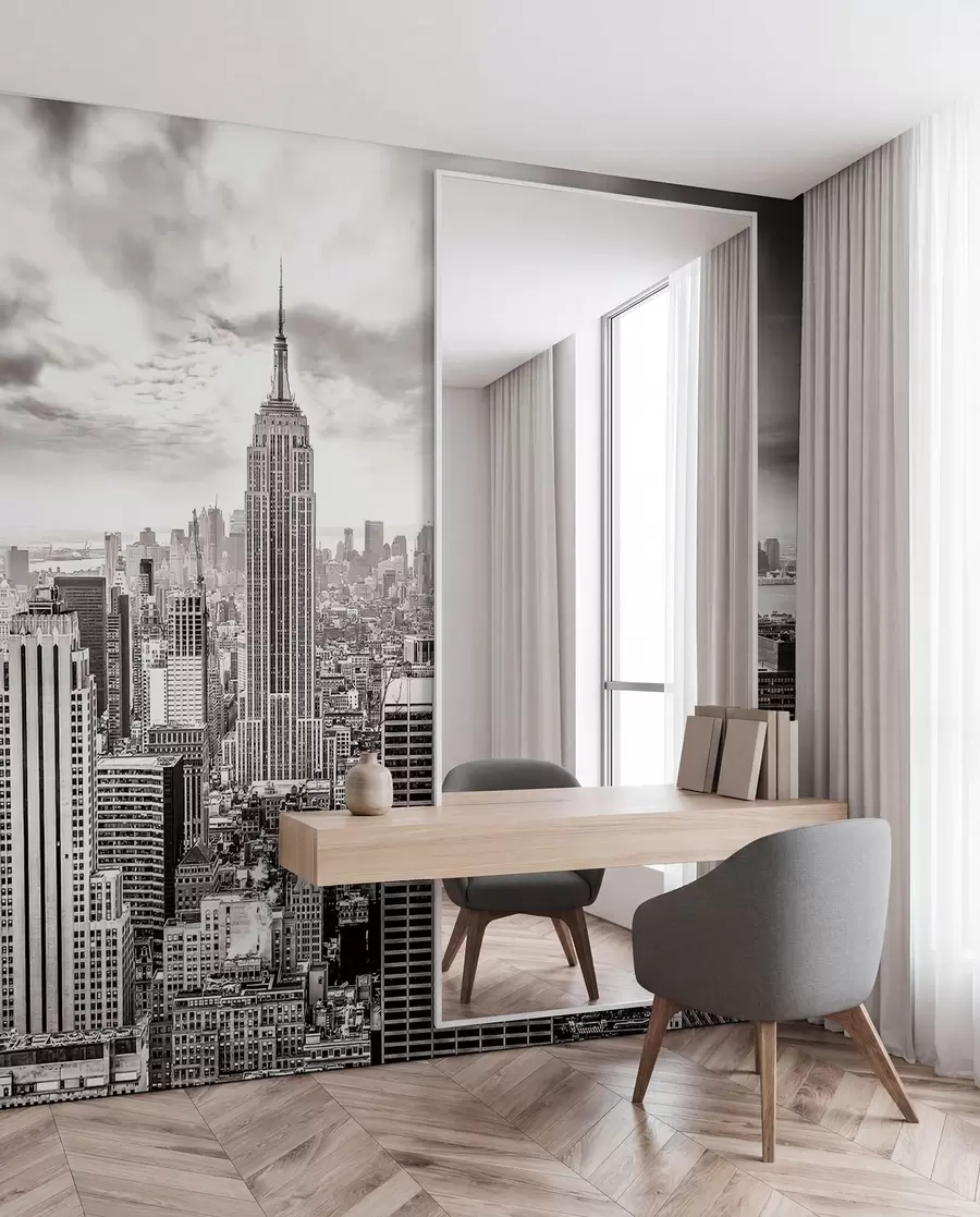 Fototapety Manhattan v monochróme u58762
