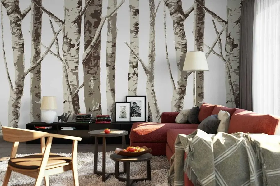 Fototapety Brezové stromy u58970