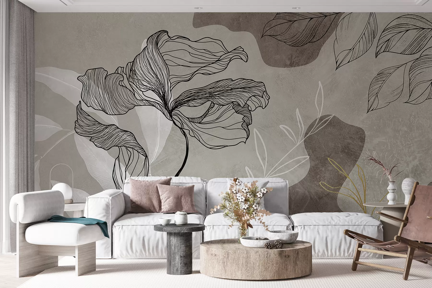 Fototapety Rastliny v štýle Boho u71303