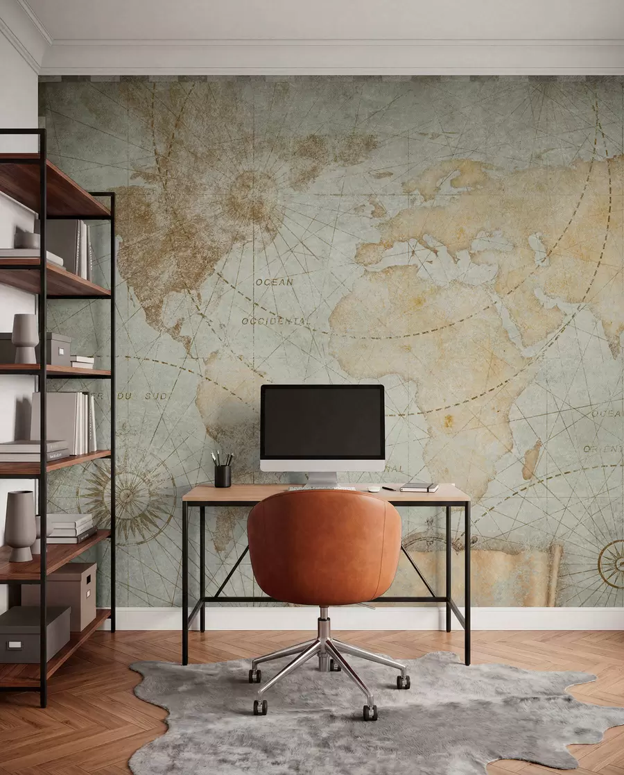 Fototapety Staroveká mapa u71325