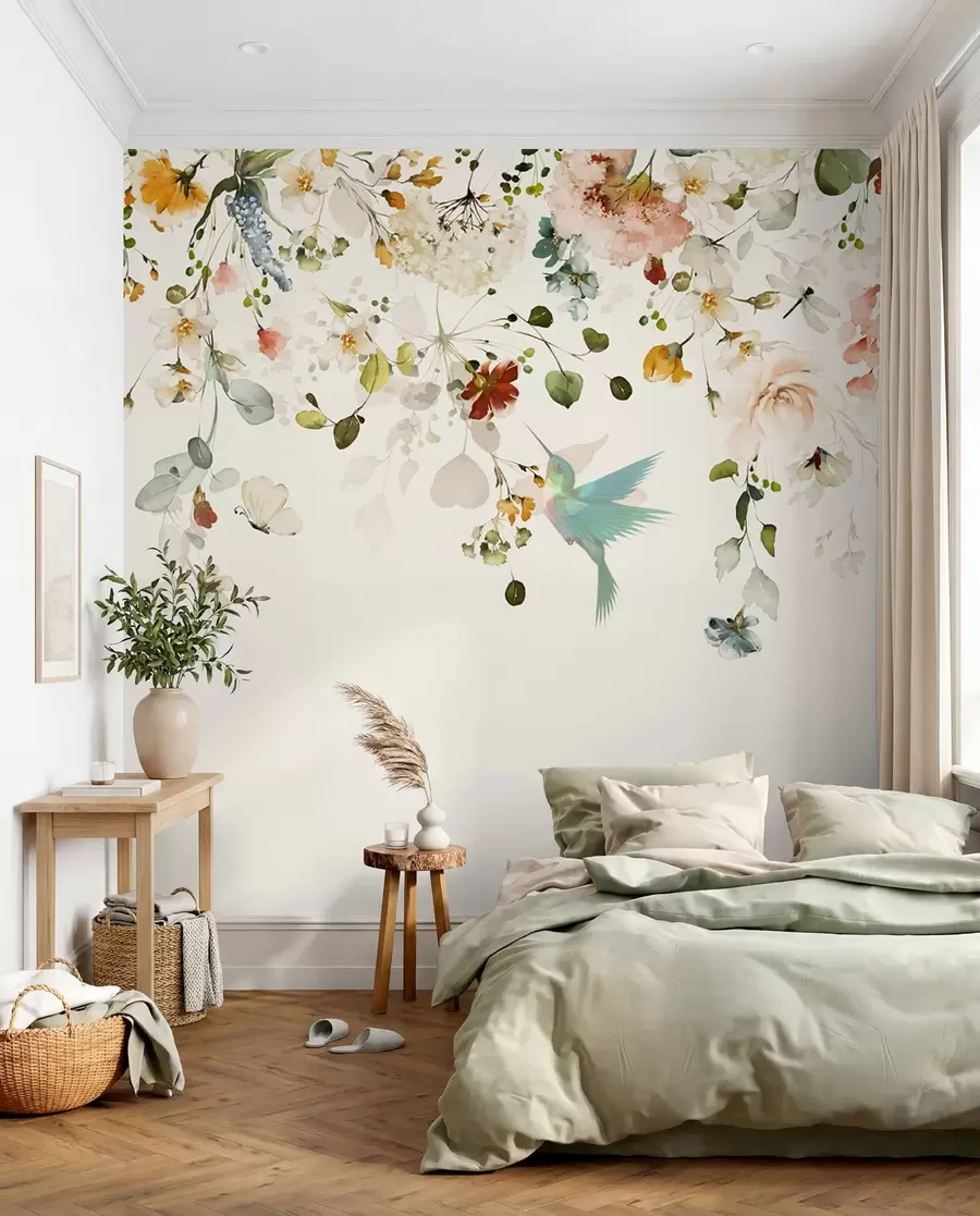 Fototapety Kvety a kolibríky u59610d2