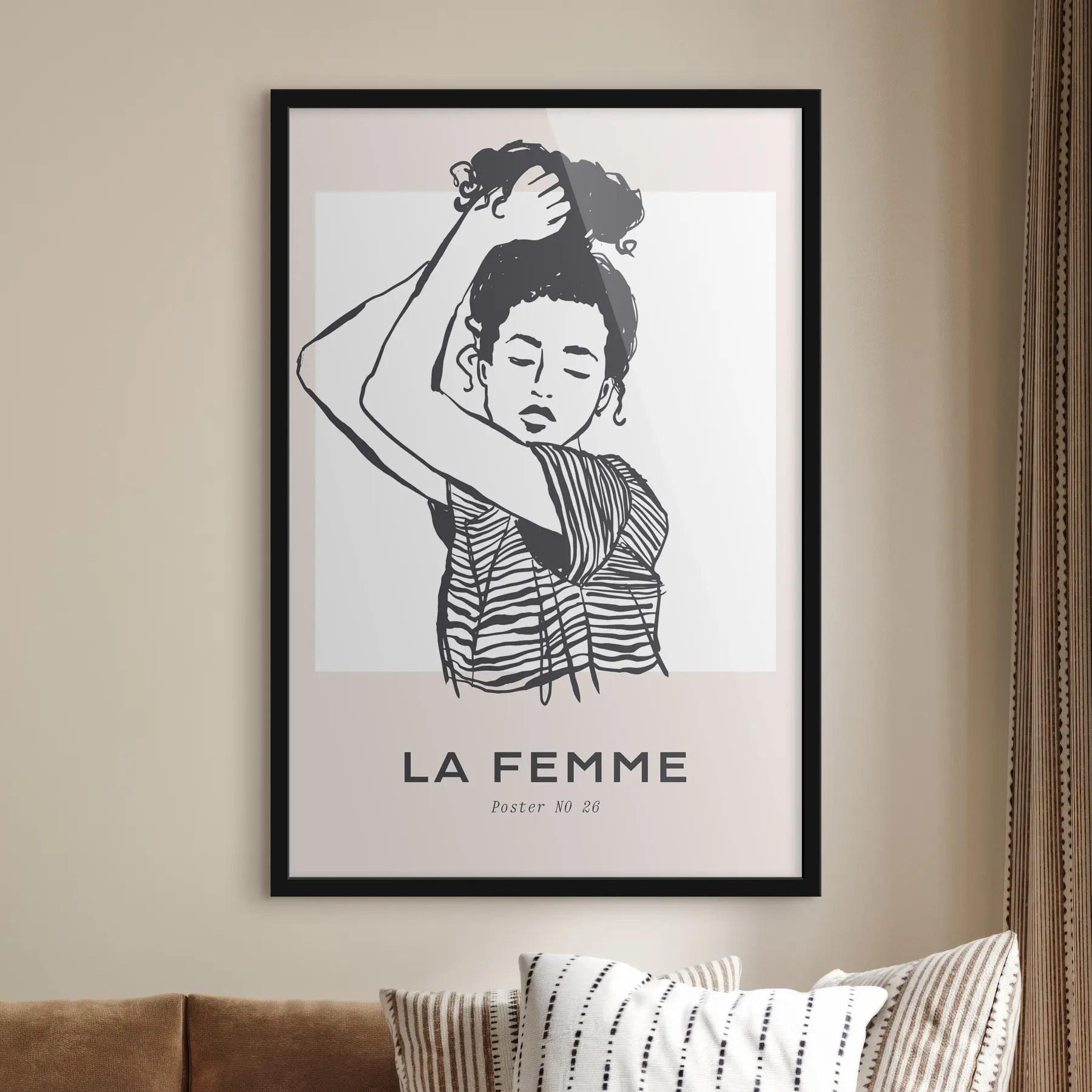 Fototapety La femme krehká dievčina minimalizmus boho štýl f37416