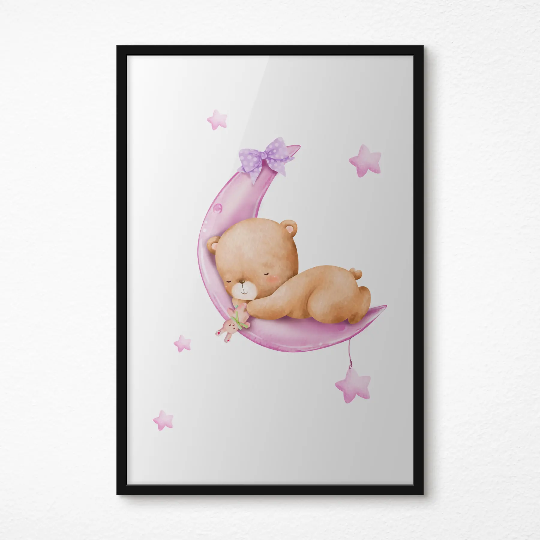 Fototapety Ospalý medveď na mesiaci f37917v2