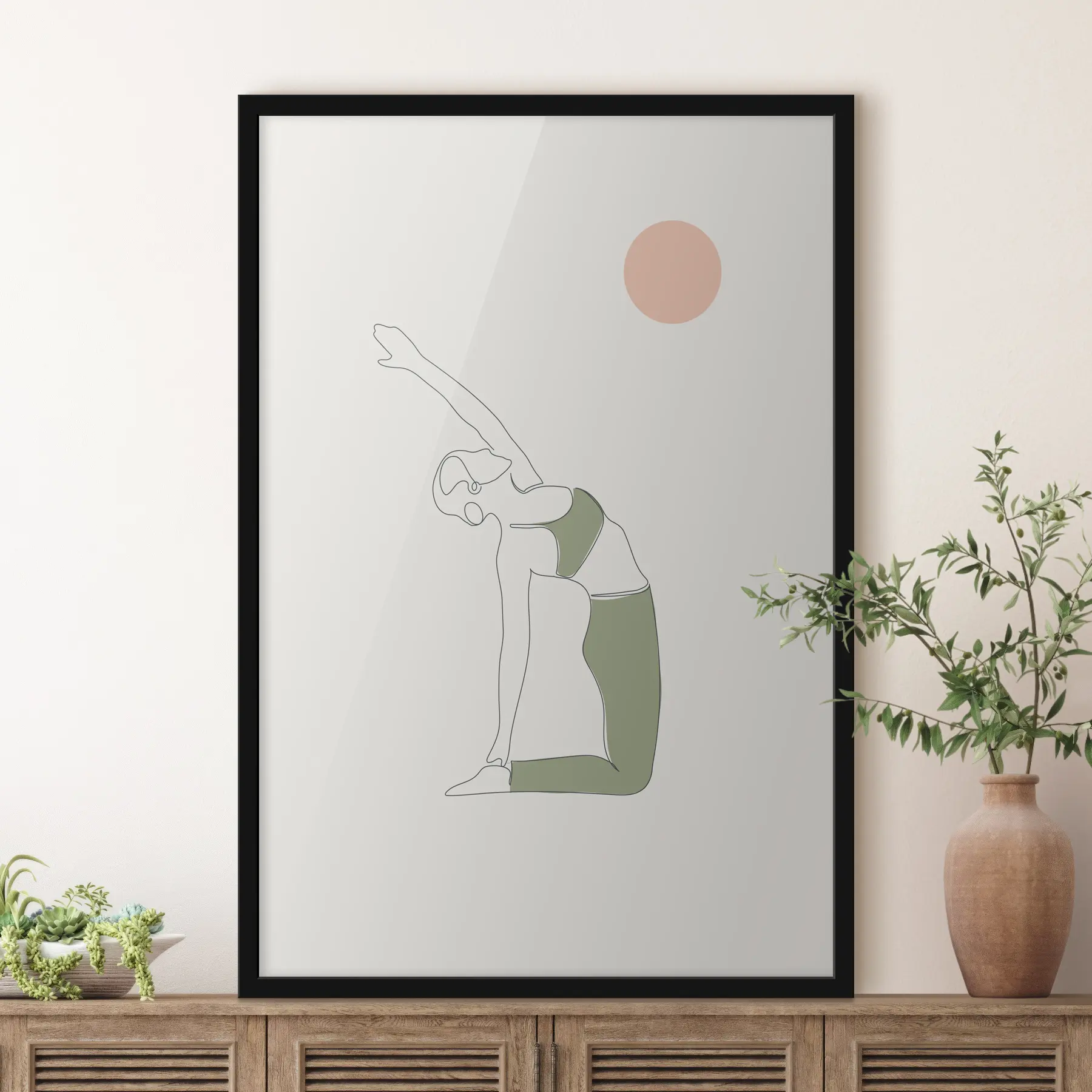 Fototapety Dievča joga pozícia ťava asana f37989