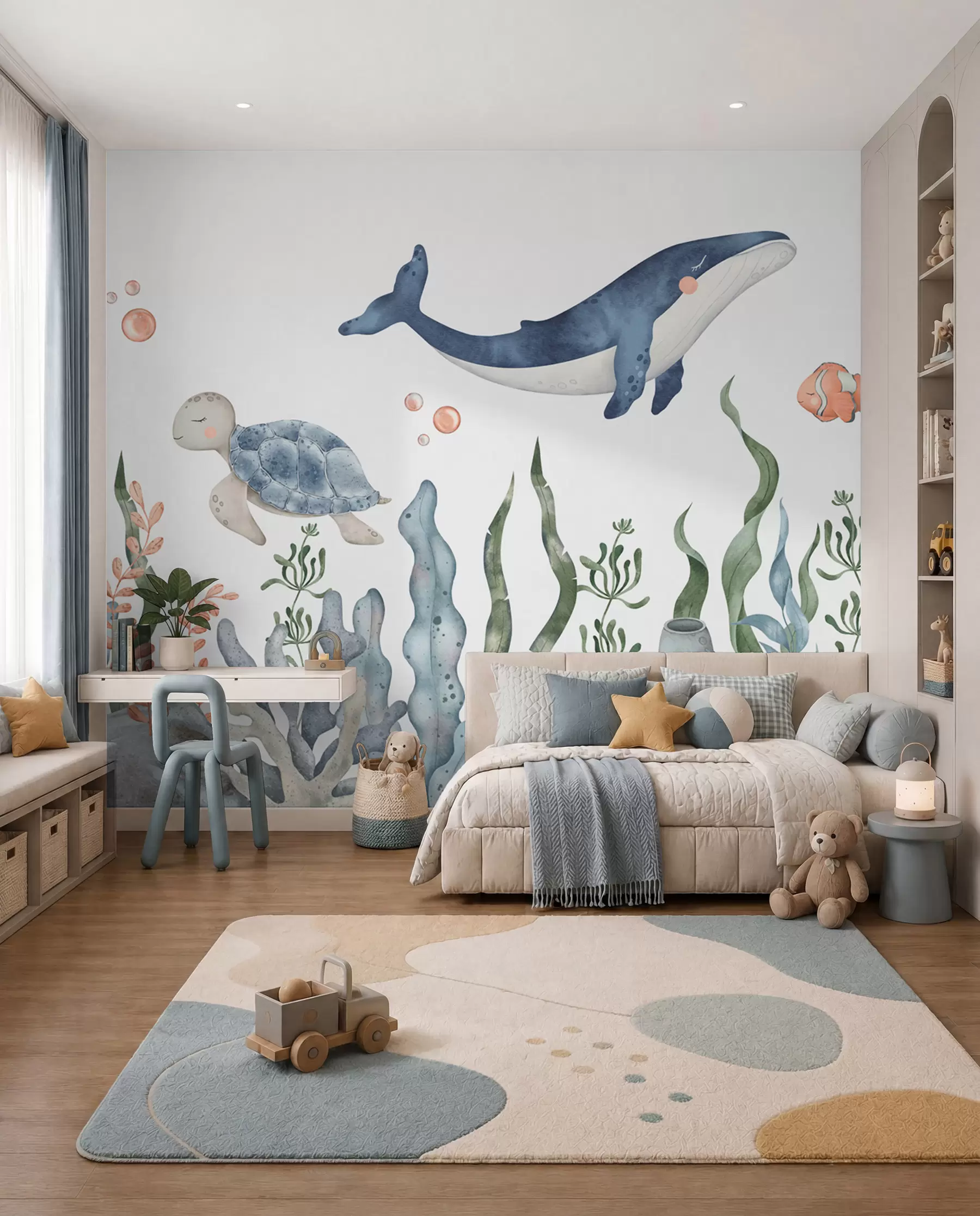 Fototapety Malí priatelia oceánu w00383