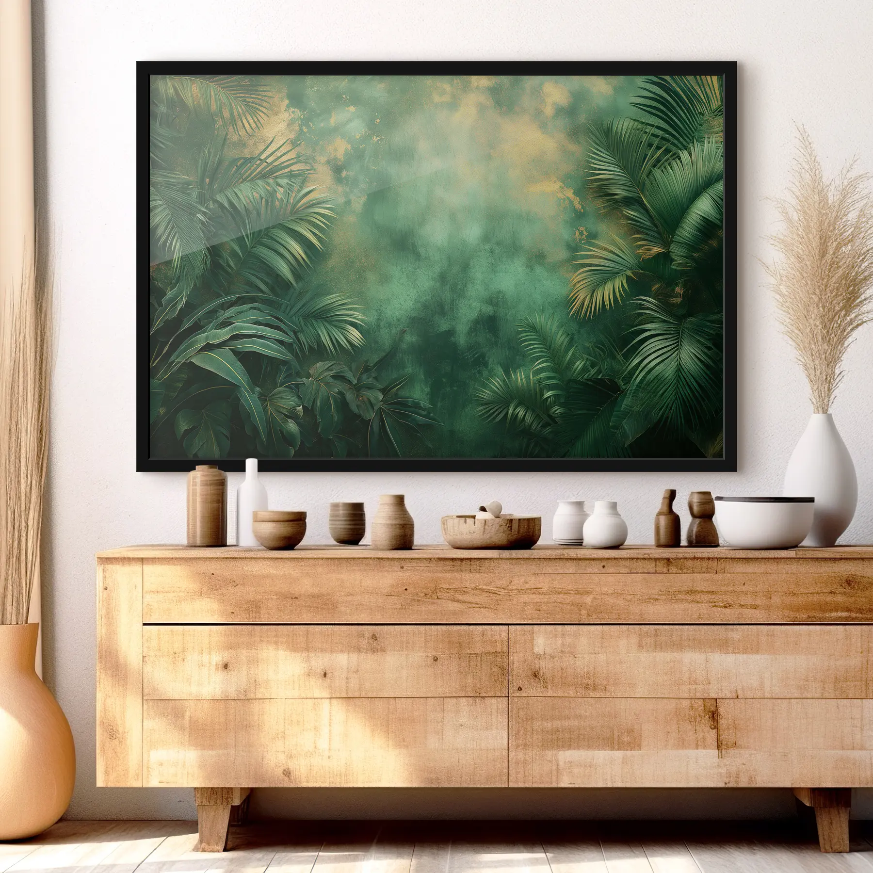 Fototapety Tropické kríky v štýle grunge f38086