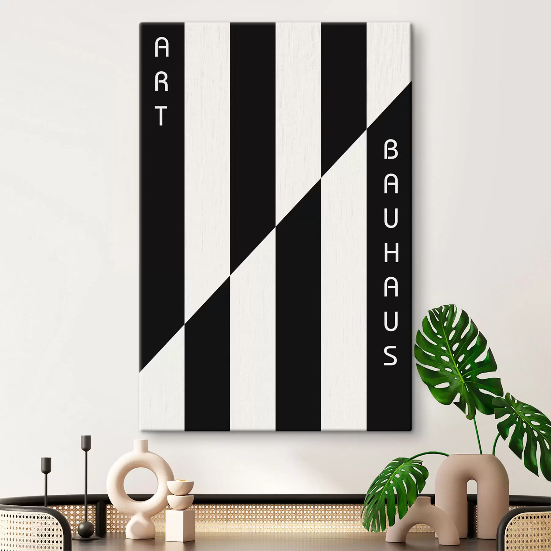 Obraz Geometrická abstrakcia Bauhausu s39269