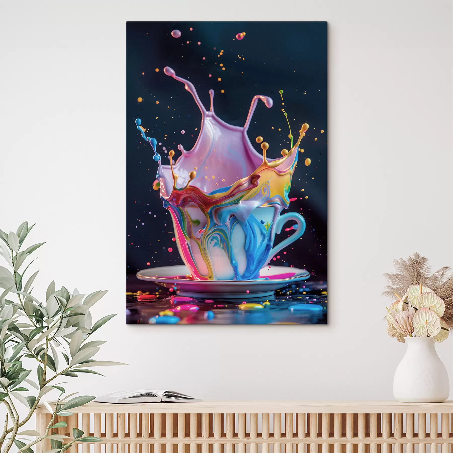 Fototapety Jasné striekance v pohári s39218