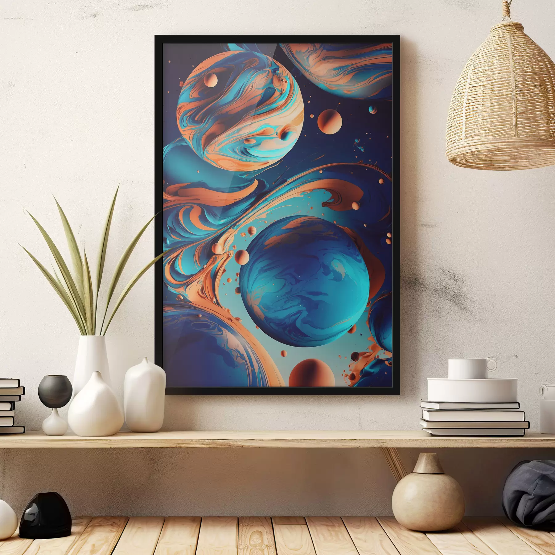 Fototapety Abstraktné planéty f39358