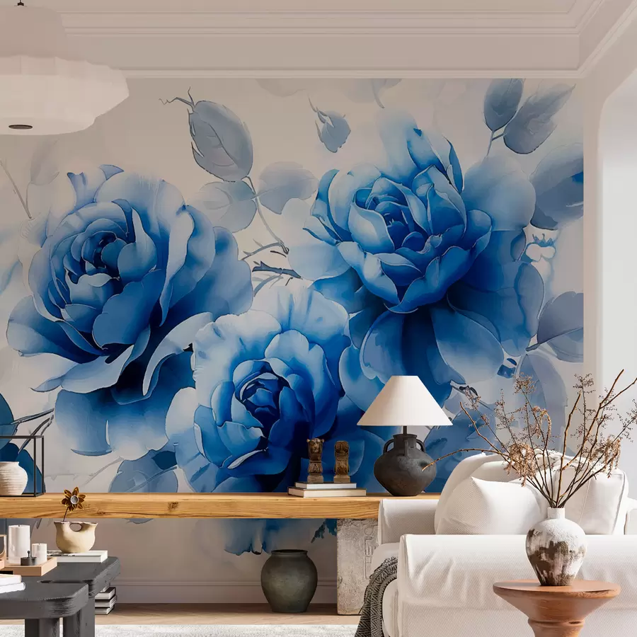 Fototapety Modré ruže w08066