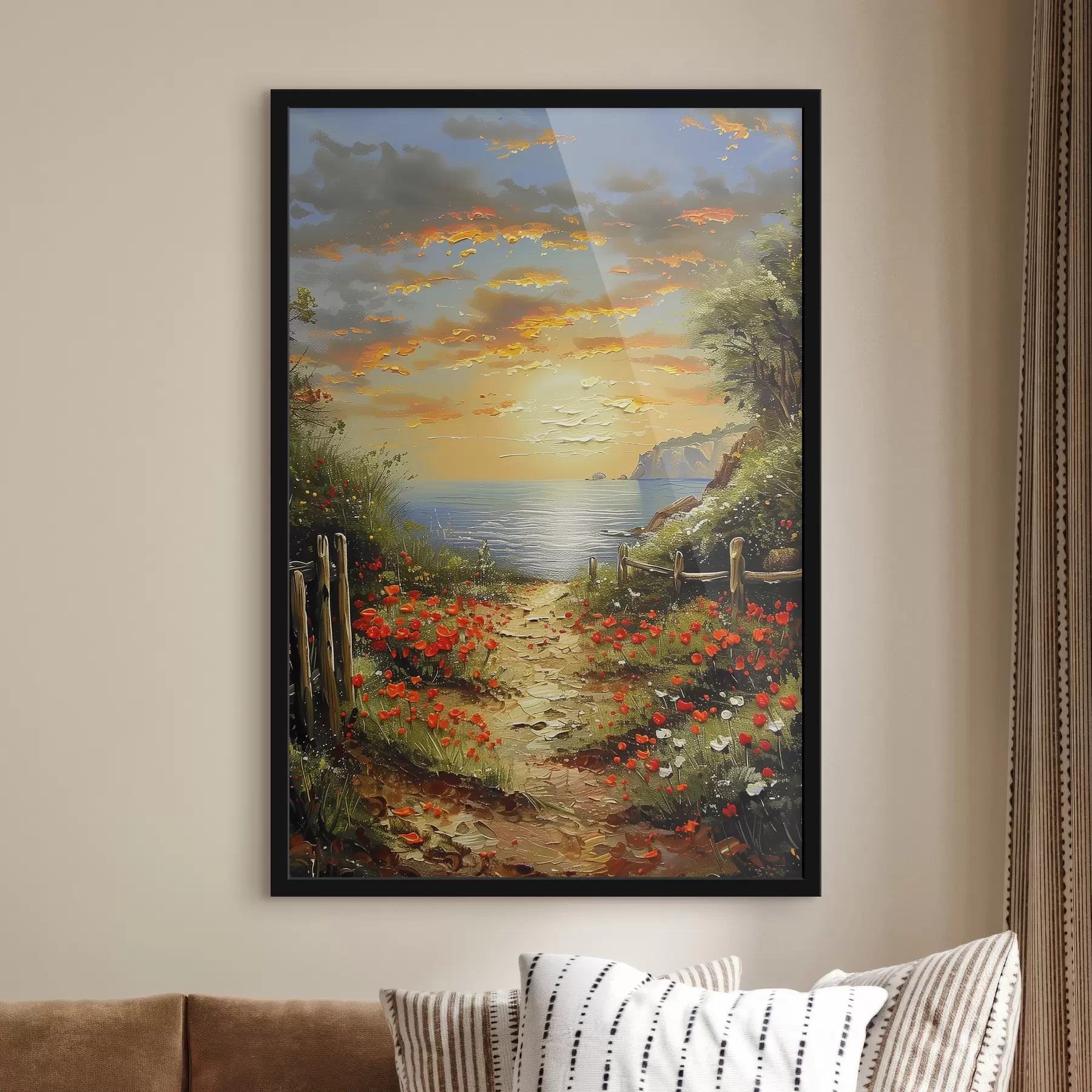 Fototapety Kvety na brehu f39812