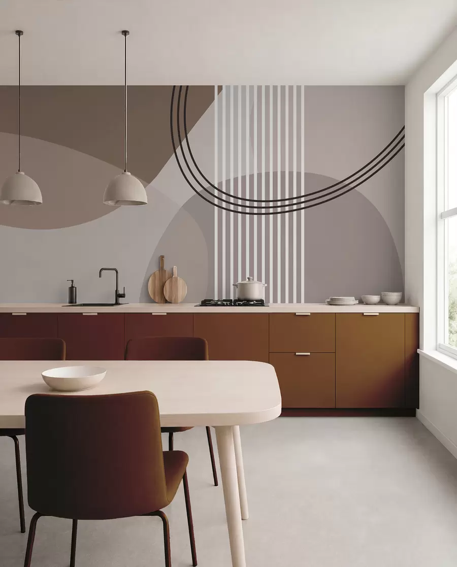Fototapety Geometrická abstrakcia linka a kruh minimalizmus moderný štýl  w08173