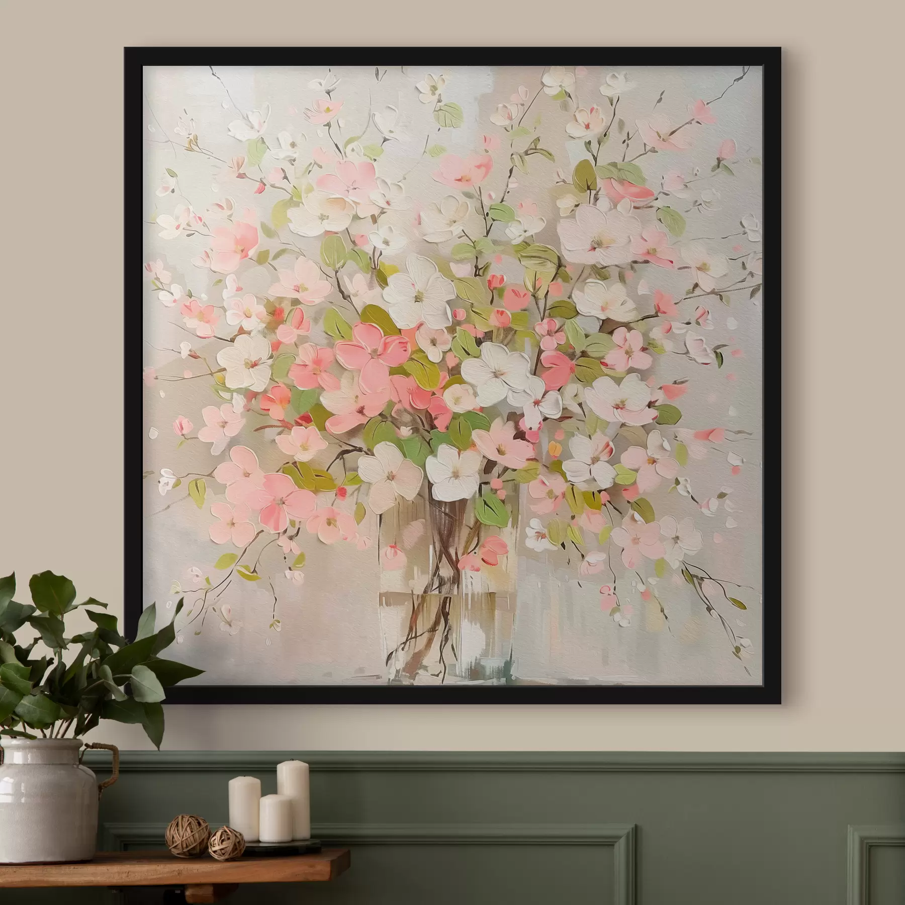 Fototapety Kytica kvetov a váza f40115