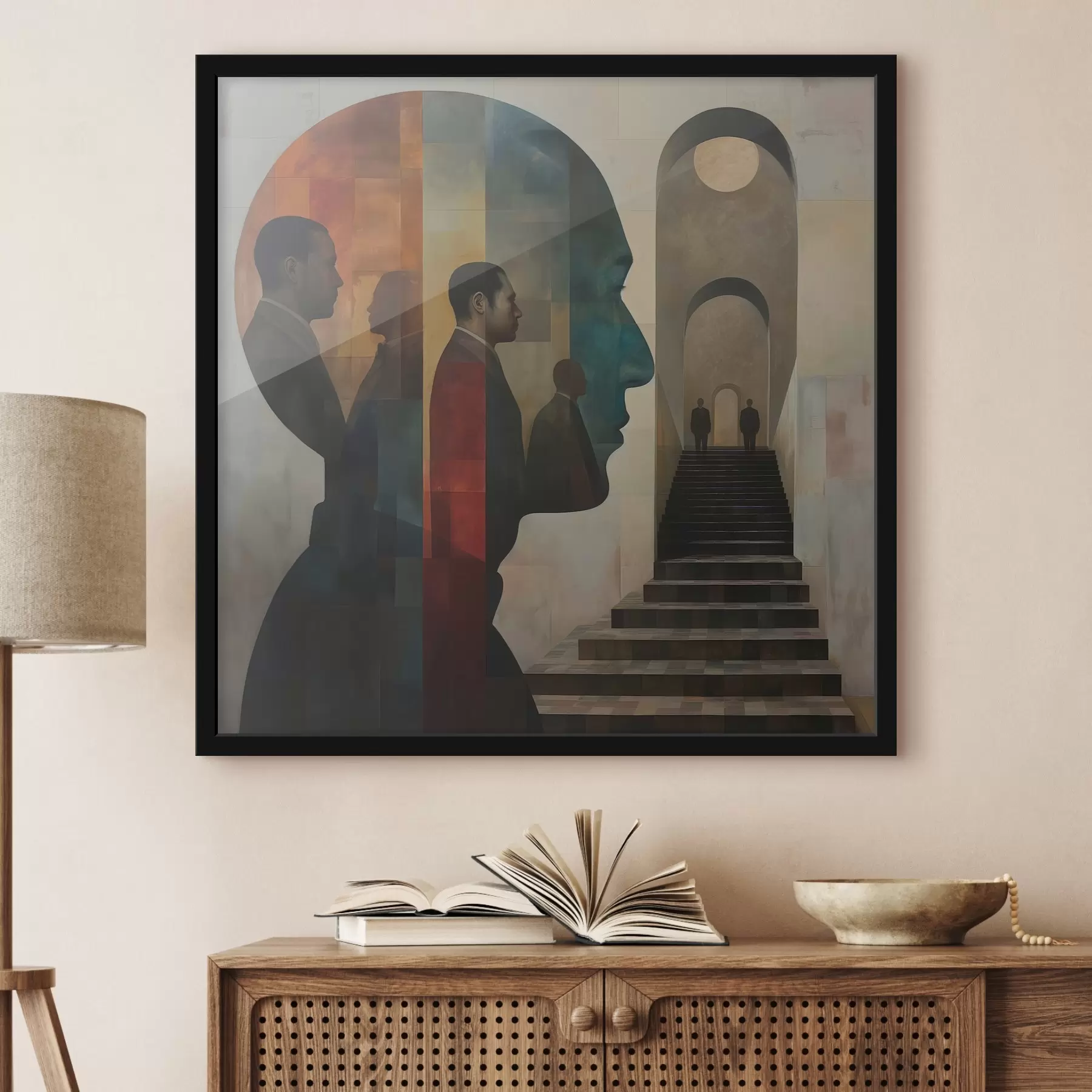 Fototapety moderné profily mužov v umení f40239 - Uwalls.sk Fototapety moderné profily mužov v umení f40239