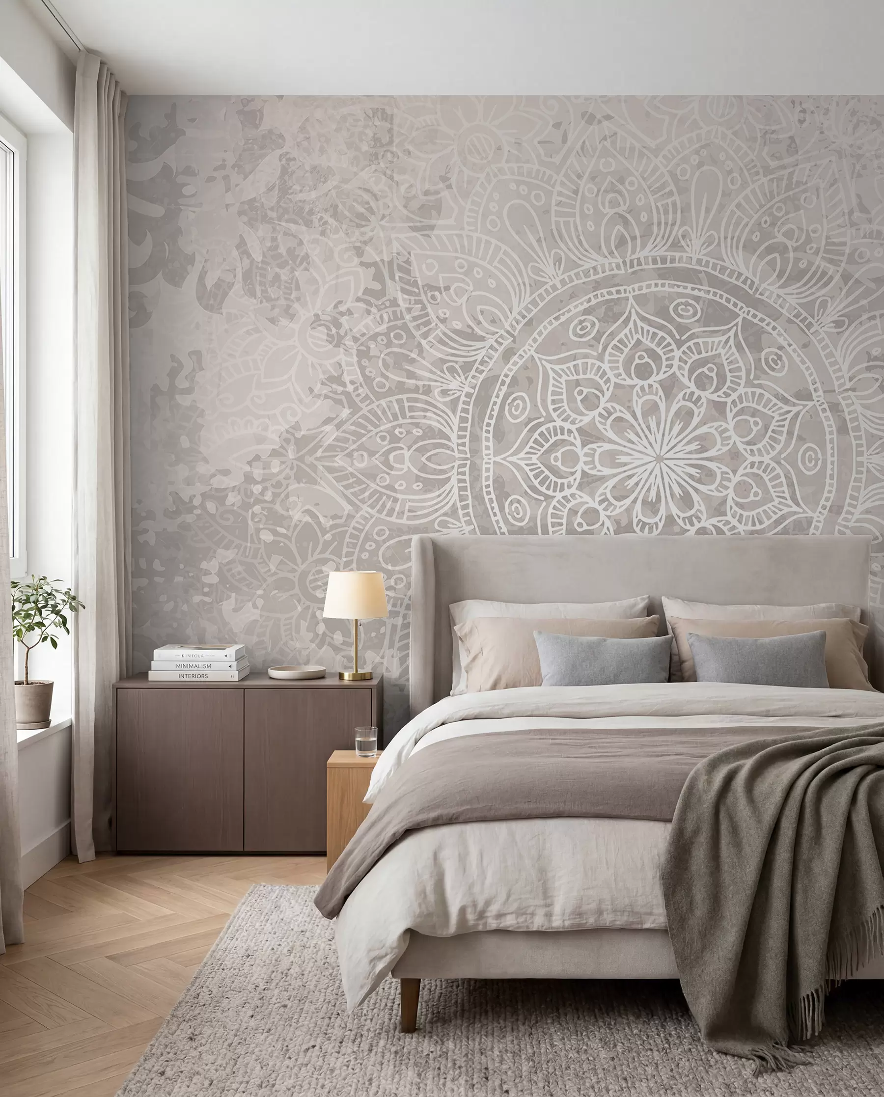 Fototapety Mandala jemných línií w08246