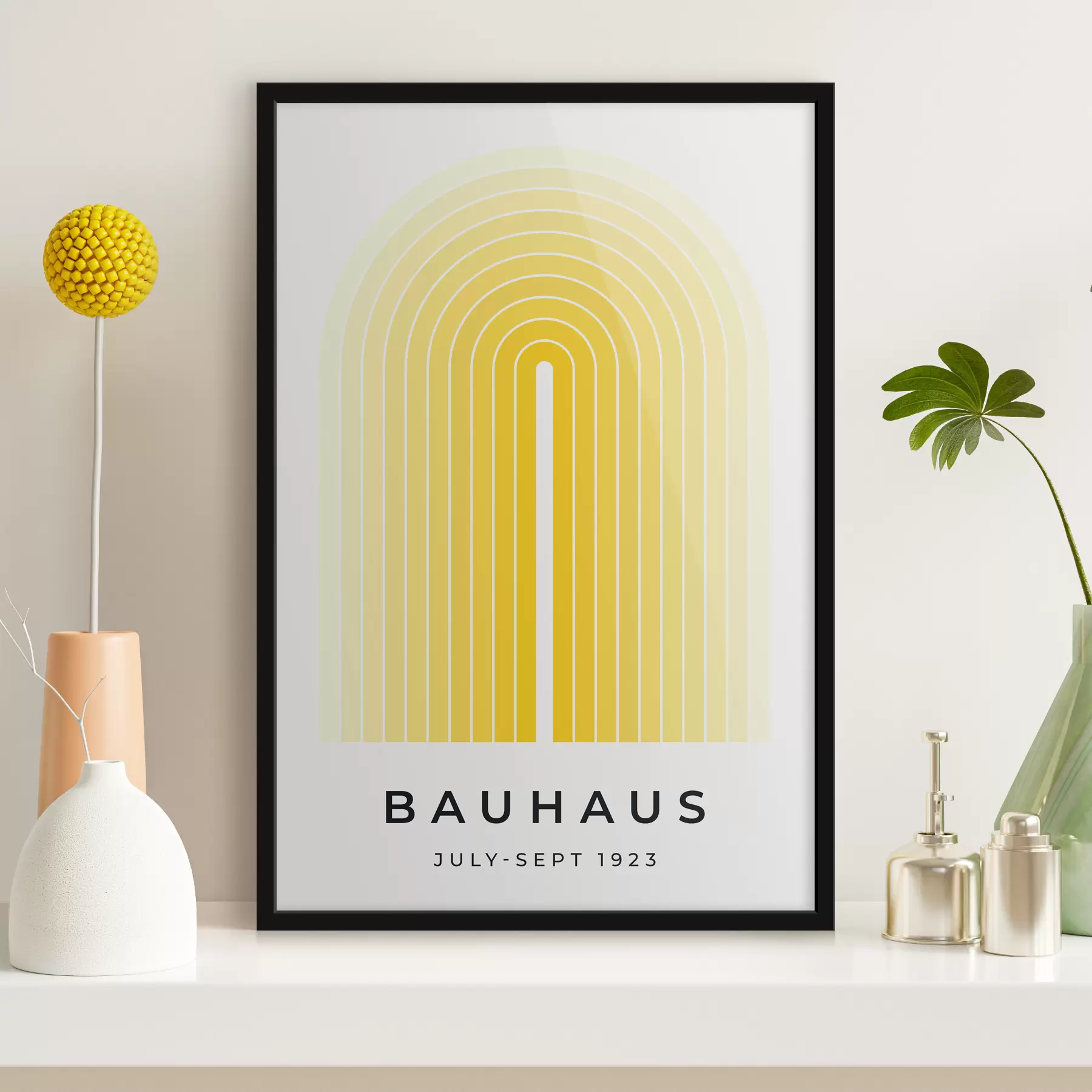 Obraz Bauhaus abstrakcia v žltej farbe f40536 zakúpiť Slovensko - Uwalls.se Obraz Bauhaus abstrakcia v žltej farbe f40536