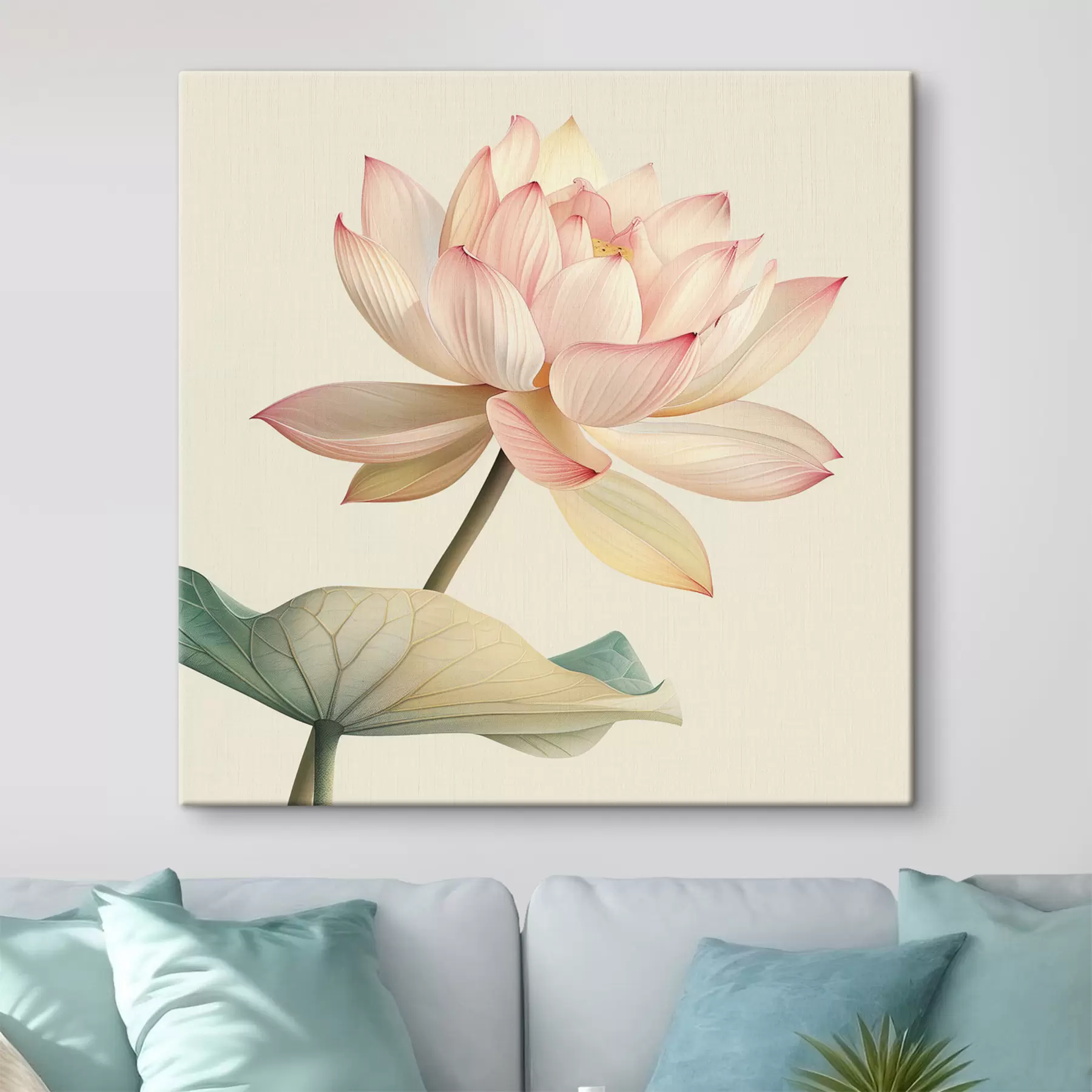 Obraz Veľký lotosový kvet s40771