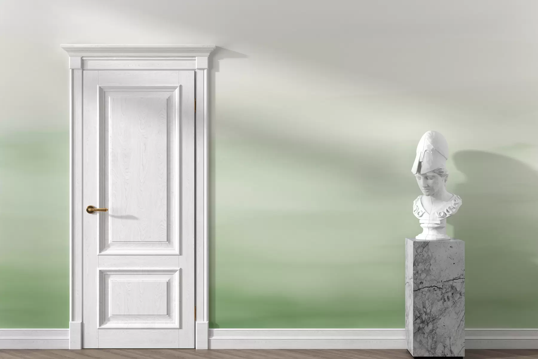 Fototapety Zelené ombre pozadie w01642