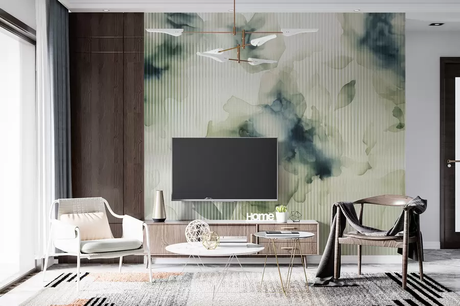 Fototapety abstraktné škvrny za sklom w01681v1