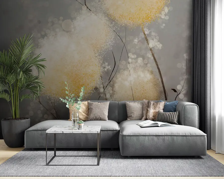 Fototapety Víla kvitne púpava u33910